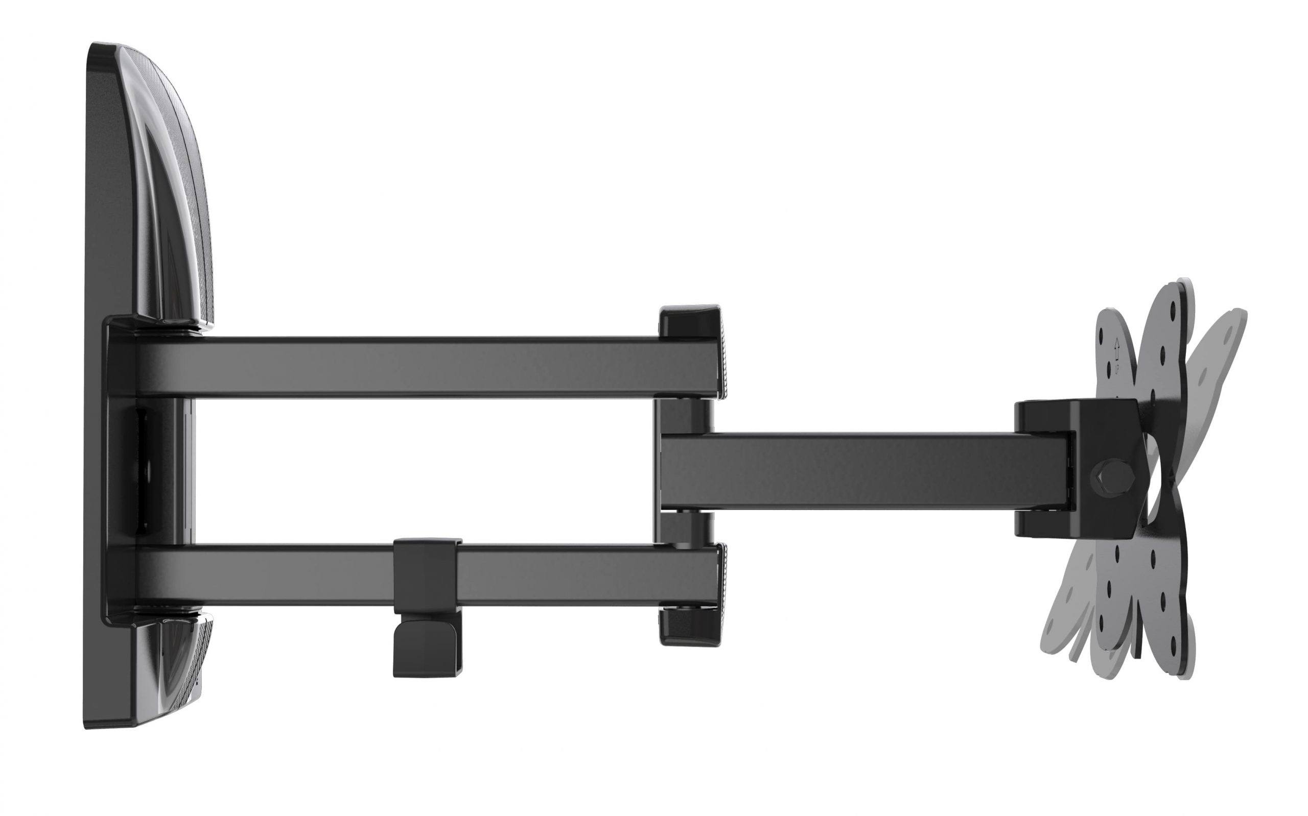Meliconi Slimstyle Plus 100 SDR CG Supporto TV Doppio Braccio 32 Pollici Max20KG - immagine 4