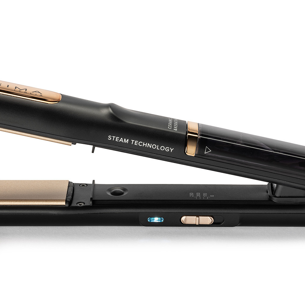 Imetec Bellissima Steam Ceramic Keratin Piastra Capelli a Vapore 3 Temperature - immagine 2