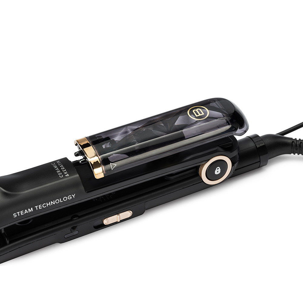 Imetec Bellissima Steam Ceramic Keratin Piastra Capelli a Vapore 3 Temperature - immagine 3