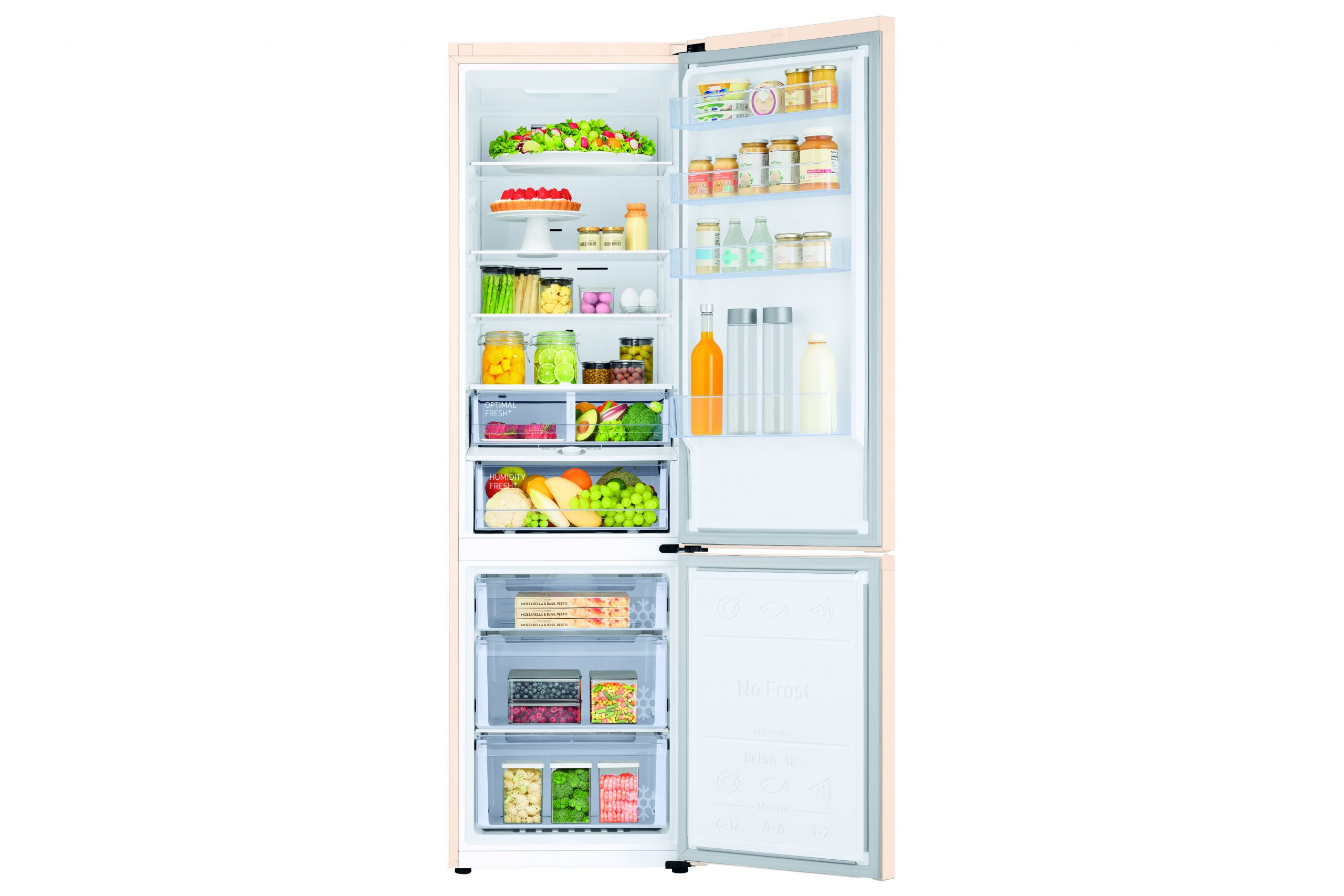 Samsung RB38C603DELEF Sabbia Frigorifero Combinato 390 Litri Nofrost EcoFlex - immagine 4