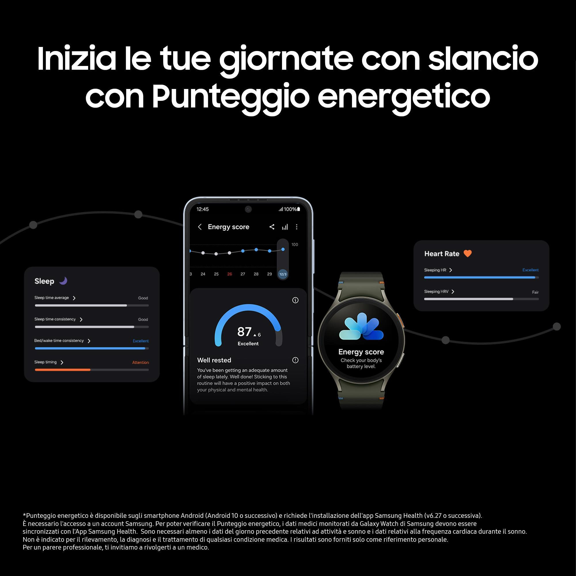 Samsung Galaxy Watch7 SML300NZEAITV 40mm Cream Smartwatch Bluetooth - immagine 3