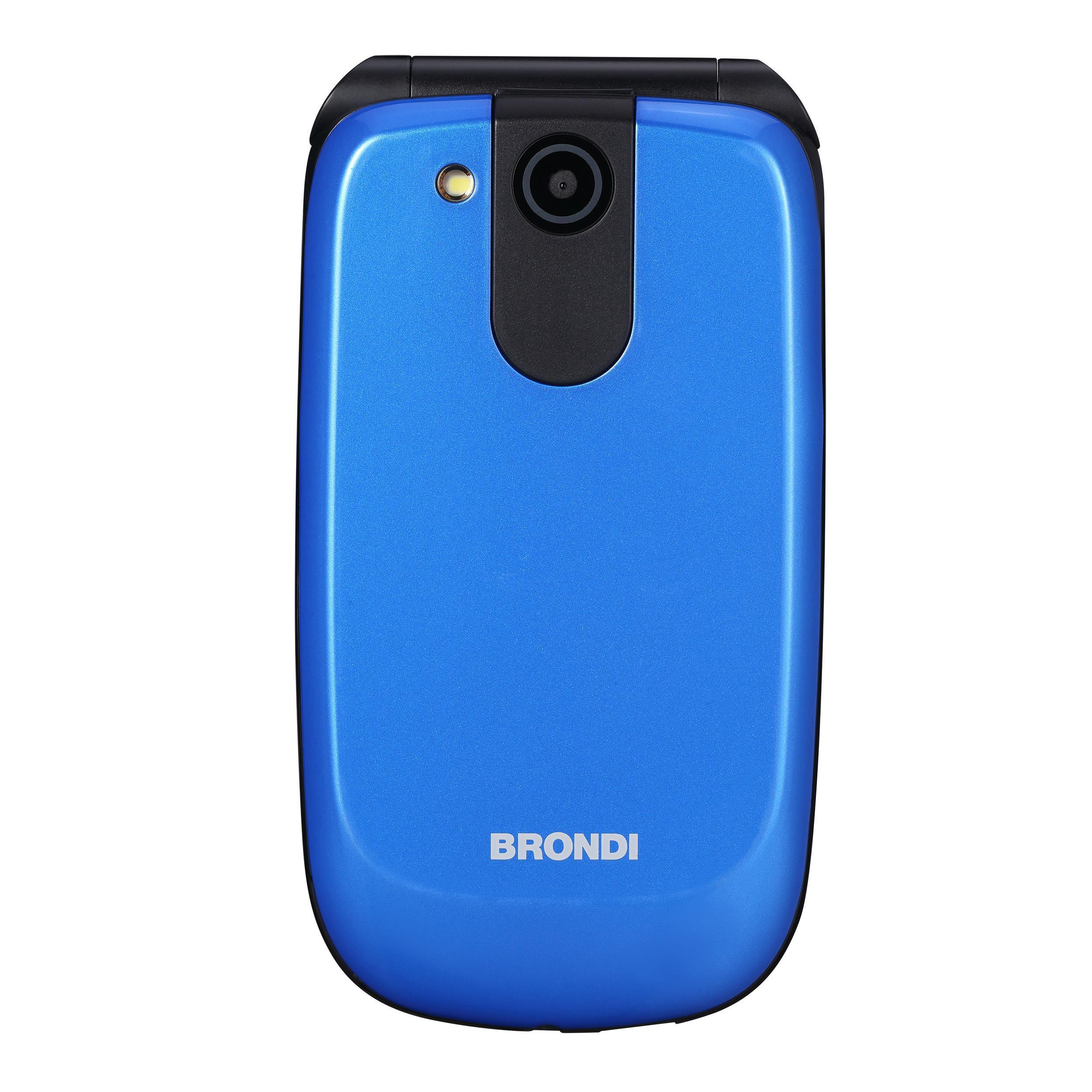 Brondi Raptor Blu Cellulare Flip Dual Sim Display 2.8 Pollici a Colori - immagine 2