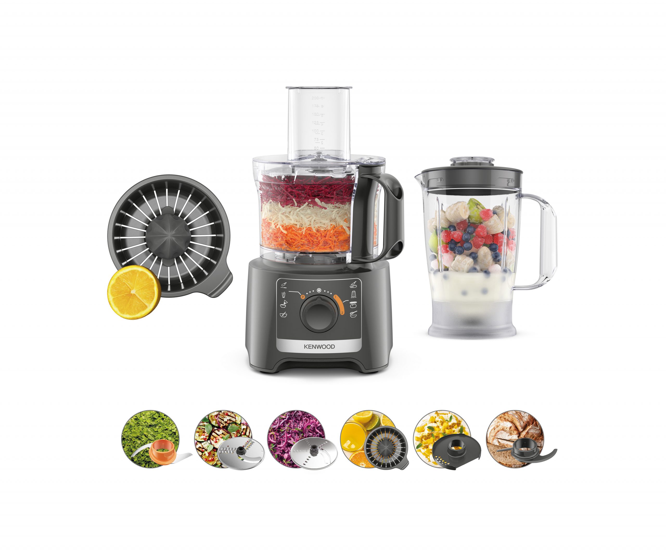 Kenwood MultiPro Compact FDP31.360GY Robot da Cucina e Frullatore - immagine 2