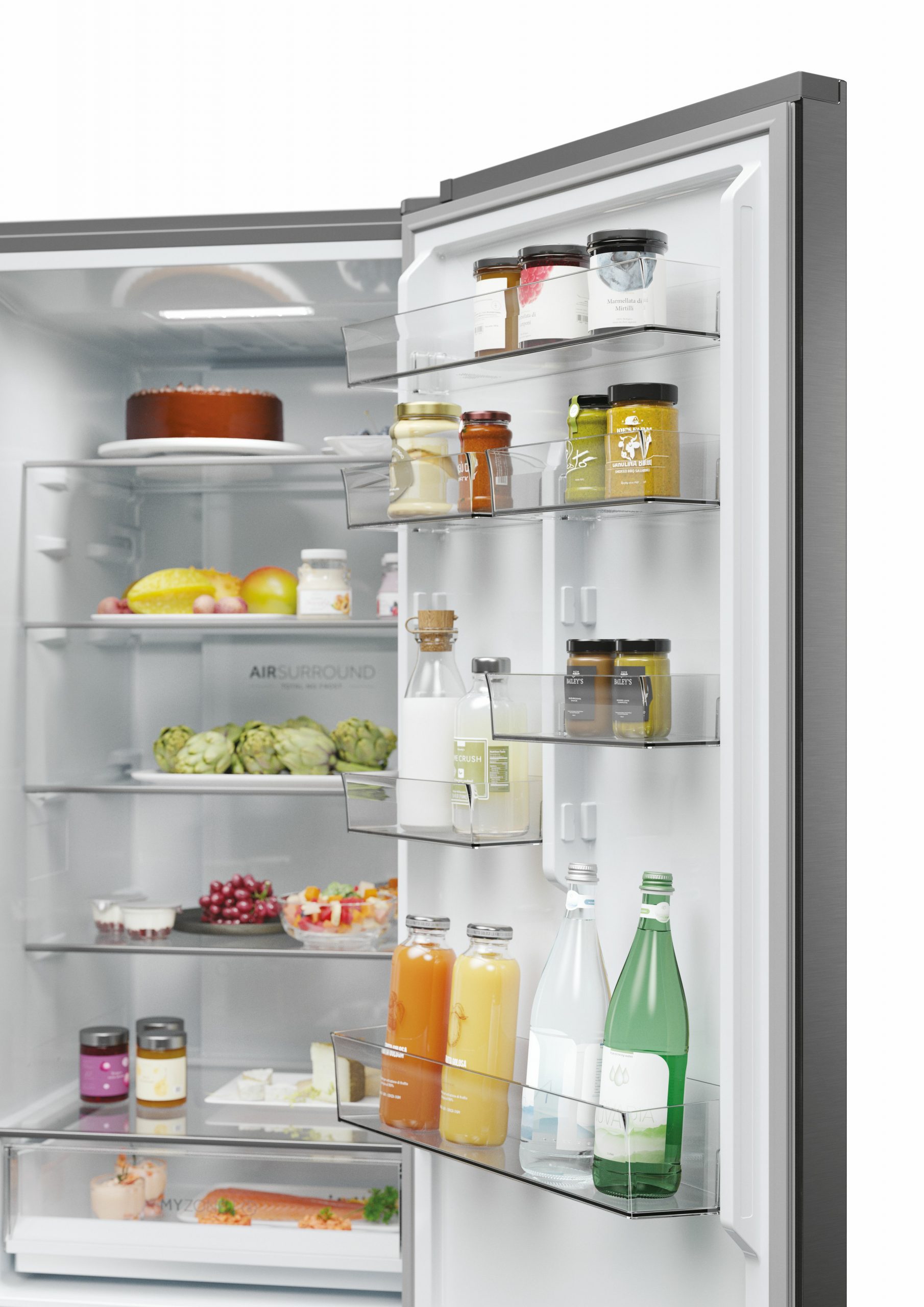Haier HDPW3620DNPD Dark Inox Frigorifero Combinato 406 Litri Nofrost Inverter Wi-Fi - immagine 5