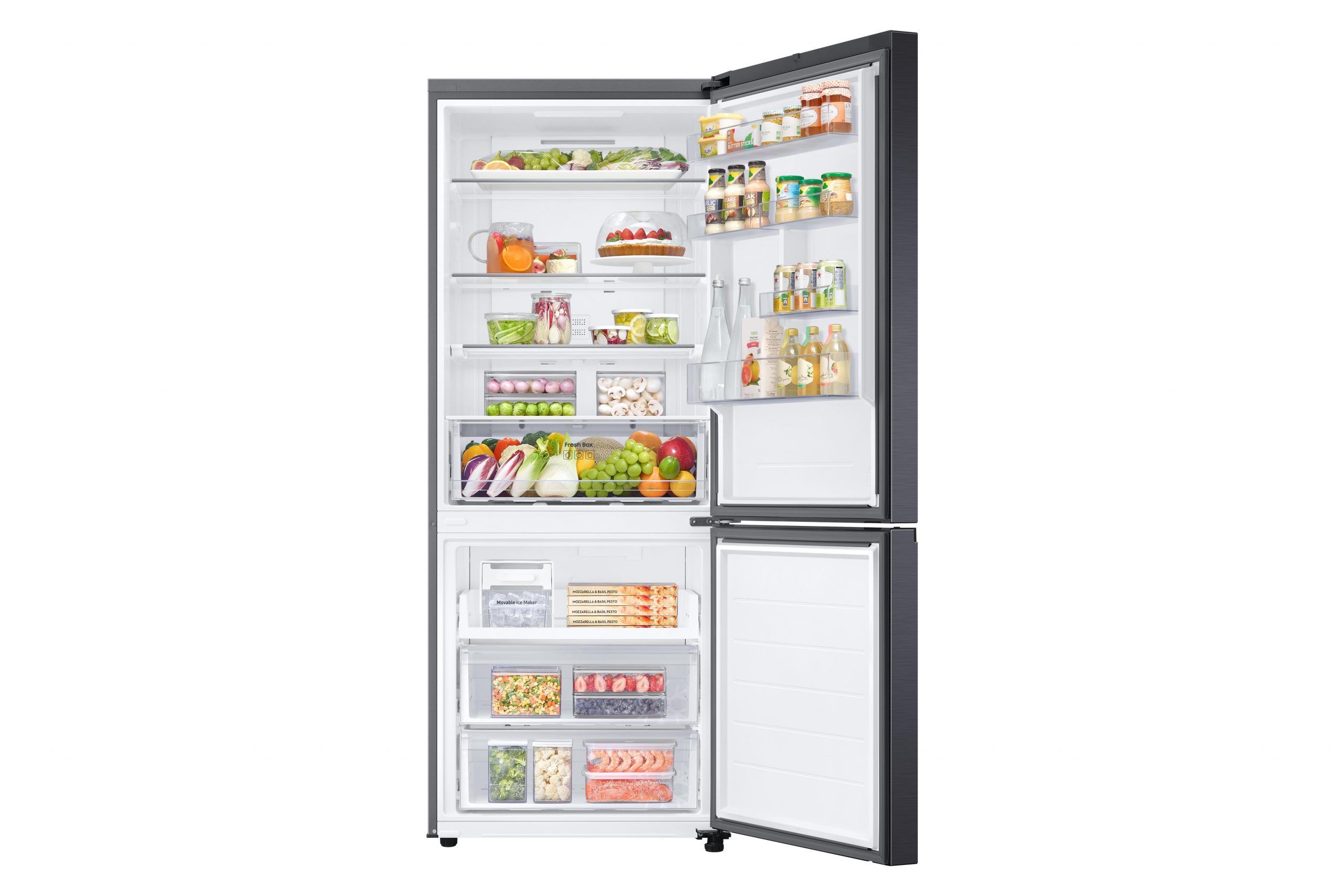 Samsung RB50DG601EB1EF Black Inox Frigorifero Combinato 508 LT Wi-Fi Largo 75CM - immagine 3