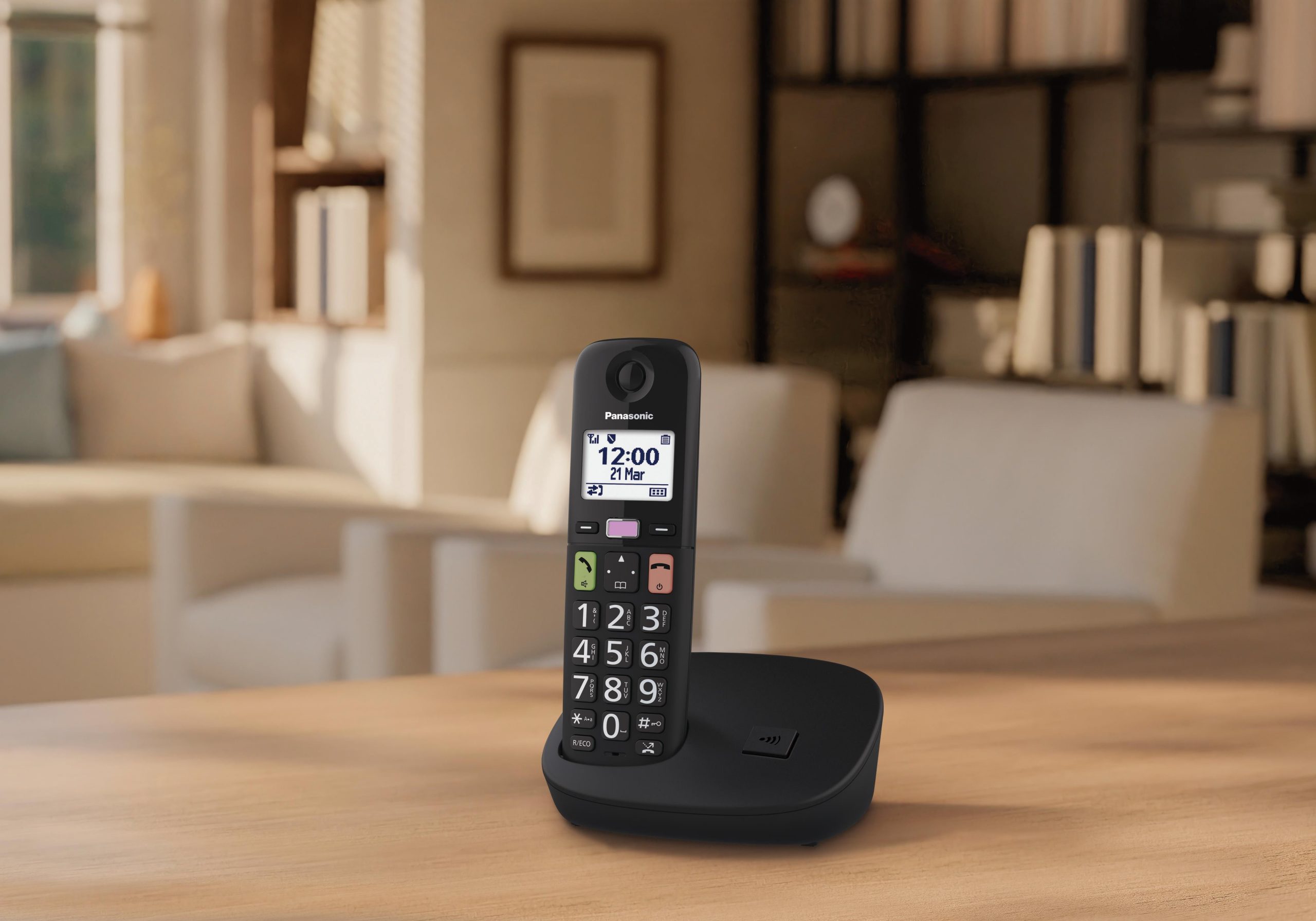 Panasonic KXTGU110EXB Nero Telefono Cordless Senza Segreteria - immagine 3