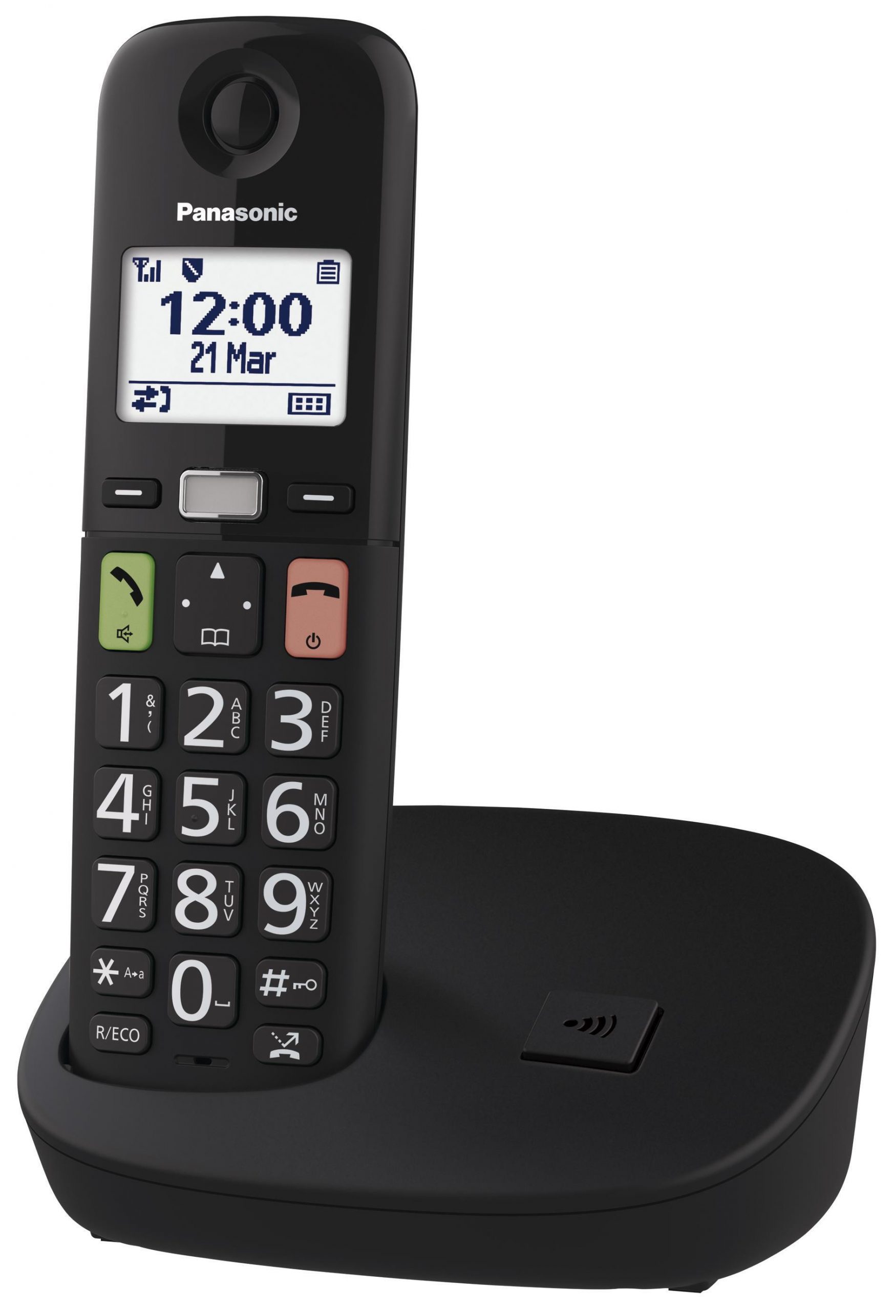 Panasonic KXTGU110EXB Nero Telefono Cordless Senza Segreteria - immagine 4