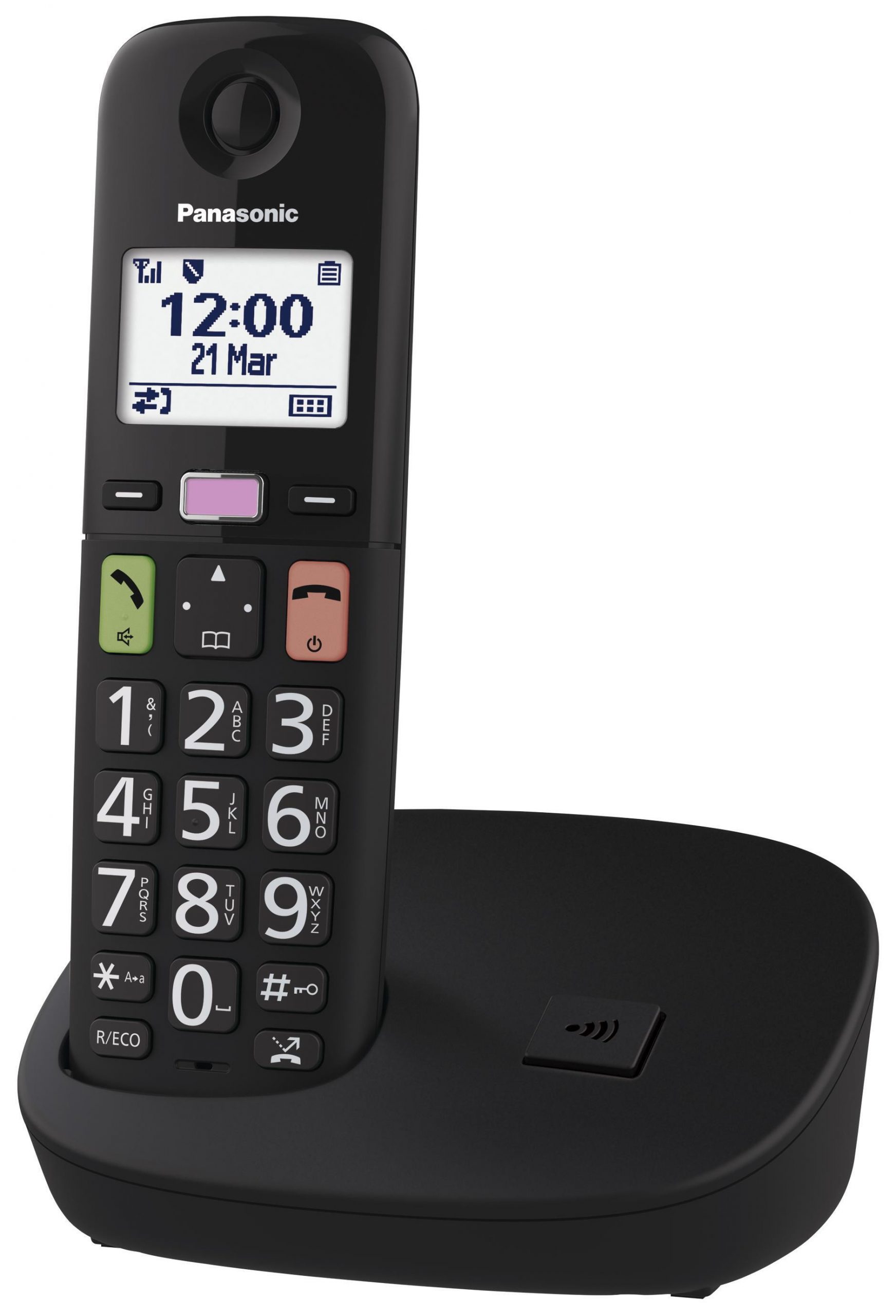Panasonic KXTGU110EXB Nero Telefono Cordless Senza Segreteria - immagine 5