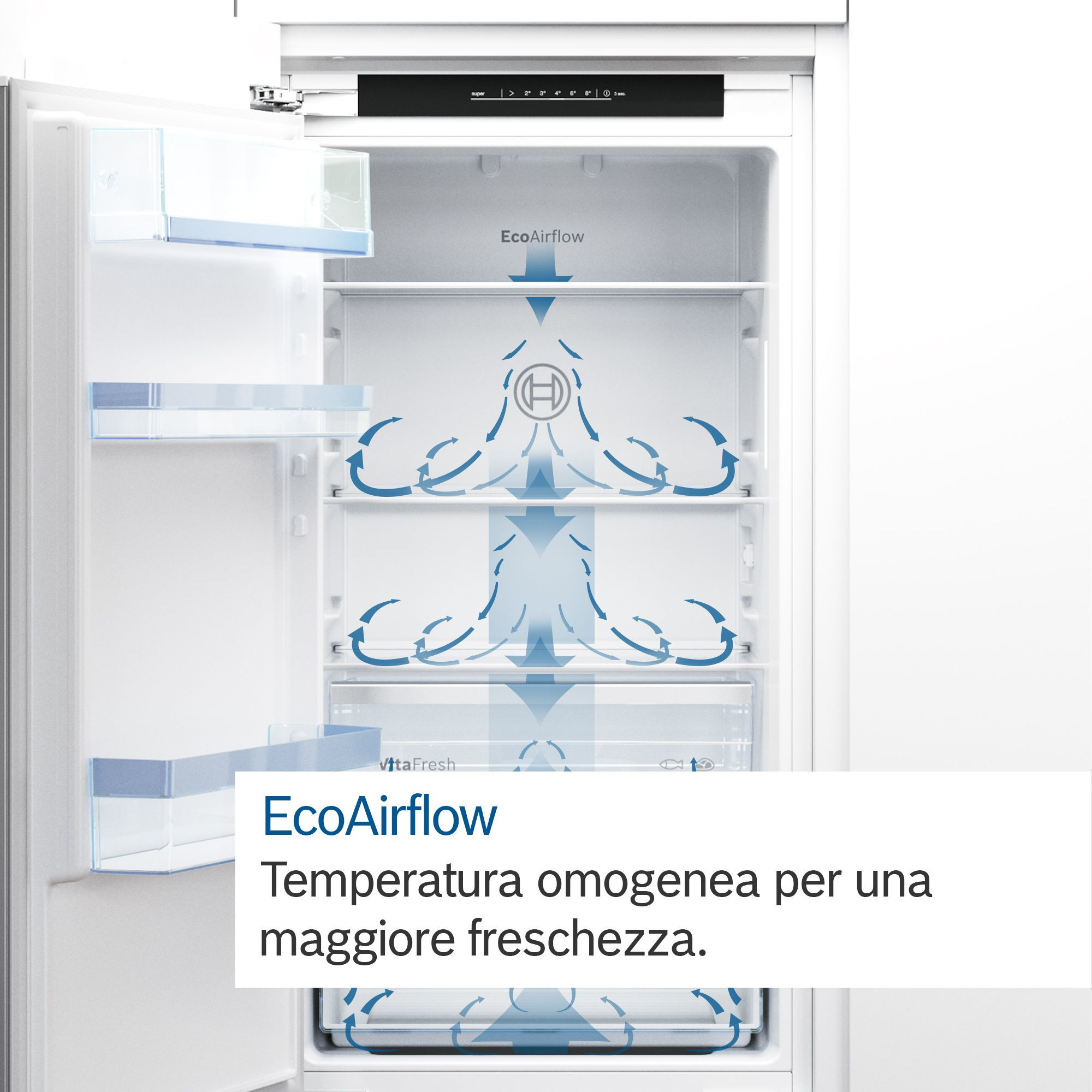 Bosch KIN86NSE0 Frigorifero Combinato da Incasso 260LT Altezza 177CM No Frost - immagine 4