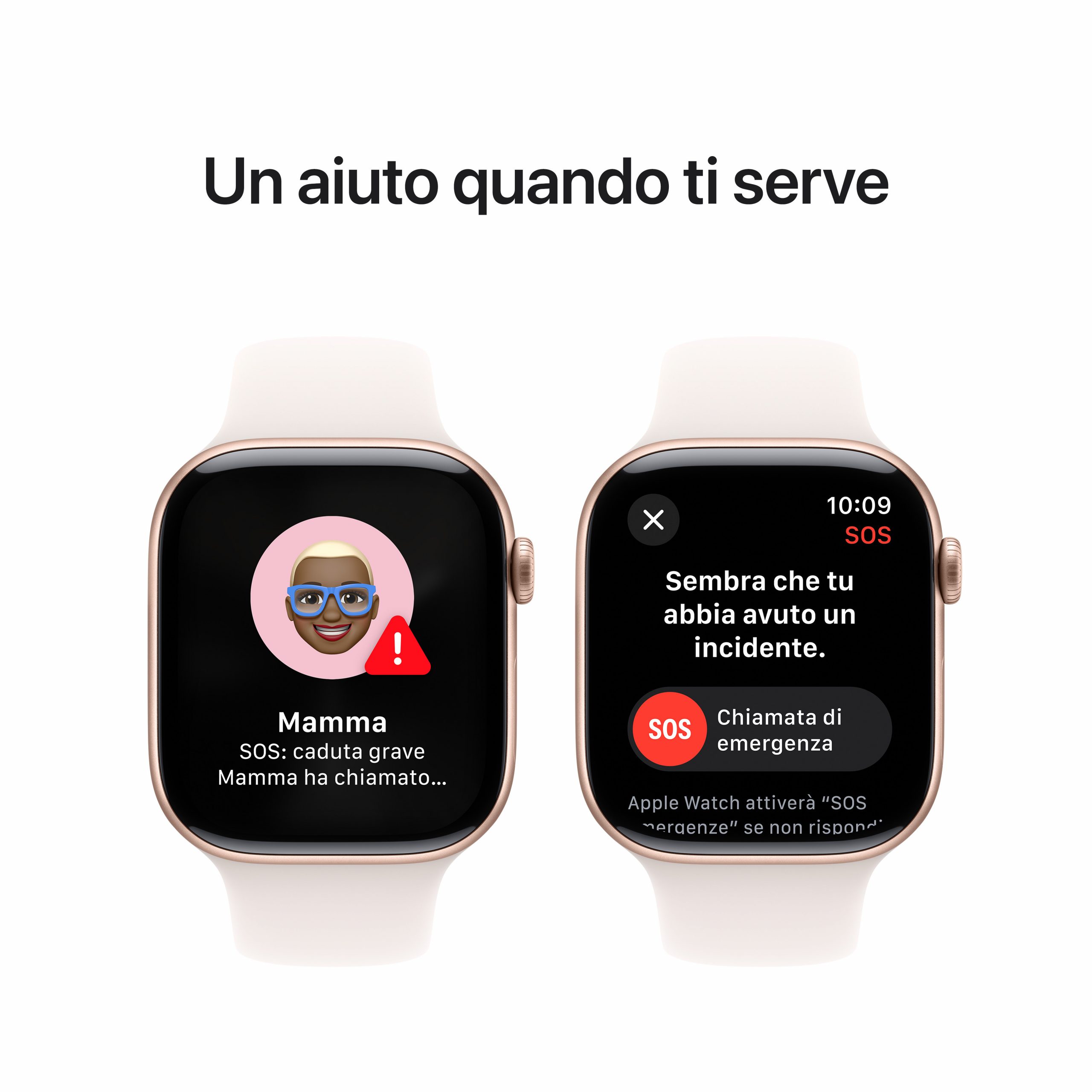 Apple MWWU3QLA Apple Watch 10 Alluminio Rose Gold Smartwatch 46MM GPS Sportband - immagine 6
