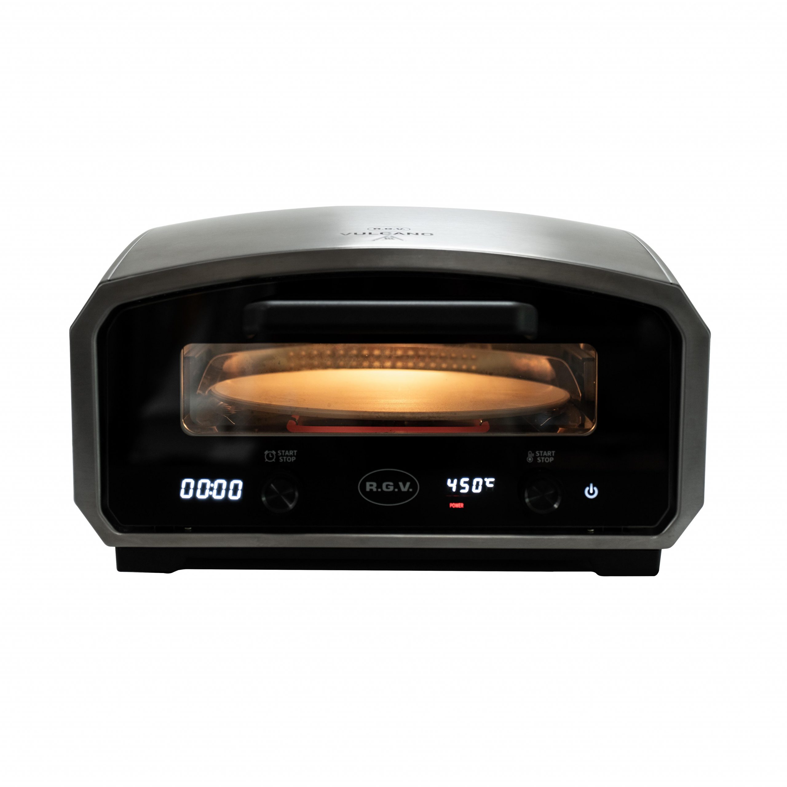 RGV Vulcano Forno Pizza Elettrico 2100W Temperatura Max 450 Gradi - immagine 2