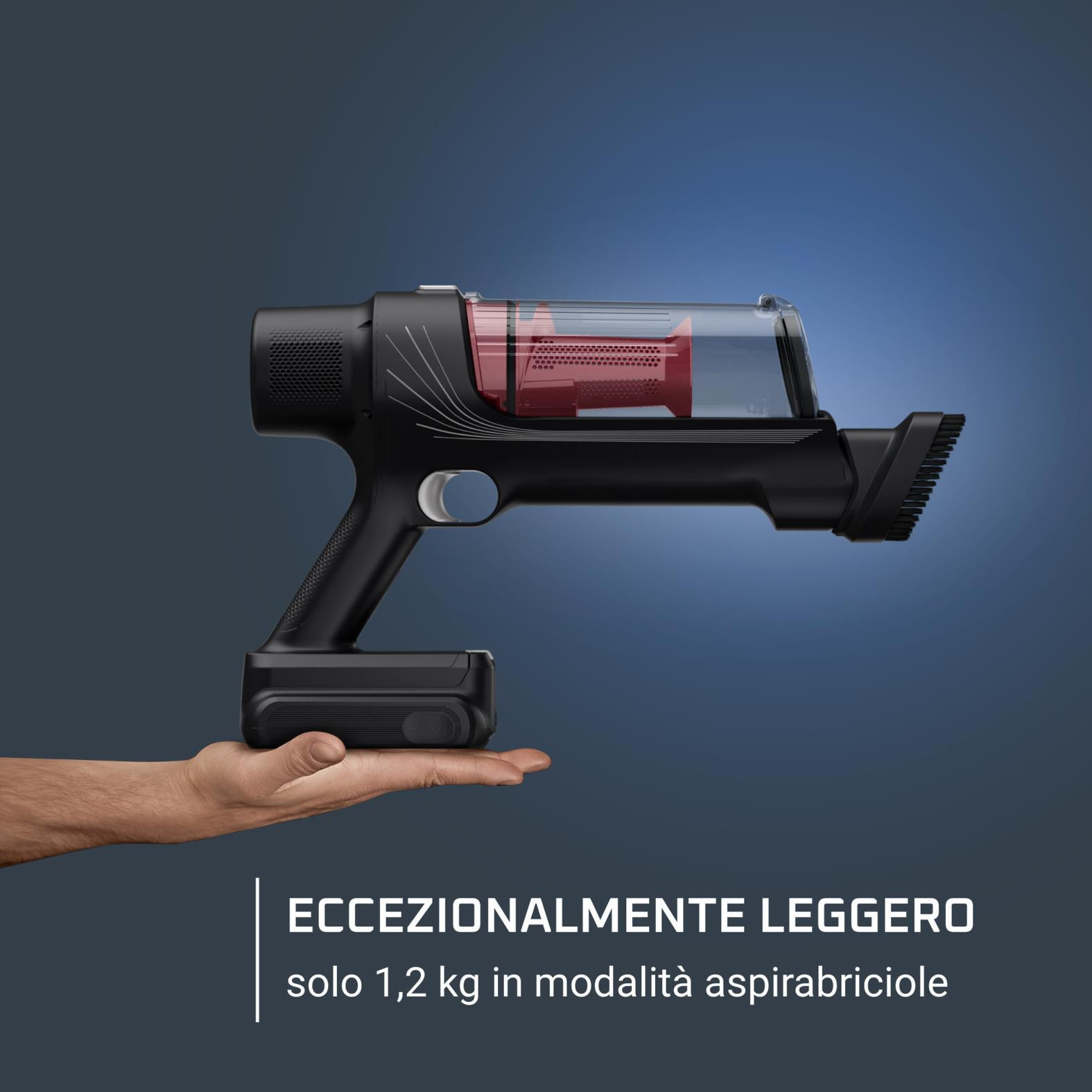 Rowenta X-Pert 7.60 Red RH6A71 Scopa Ricaricabile Senza Sacco 2in1 0.44lt 18v - immagine 3