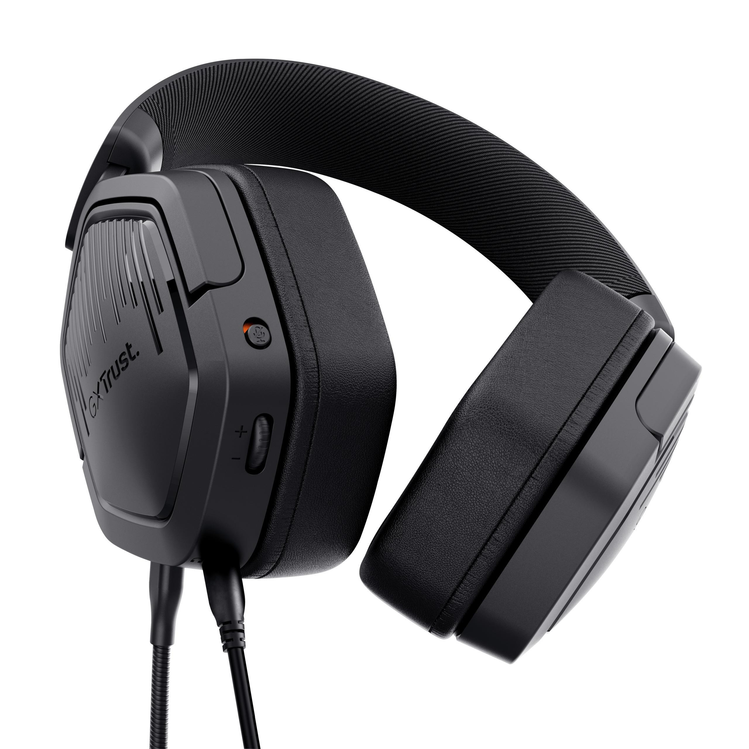 Trust GXT492 Carus Nera Cuffia Gaming con Microfono per PC e Console - immagine 3