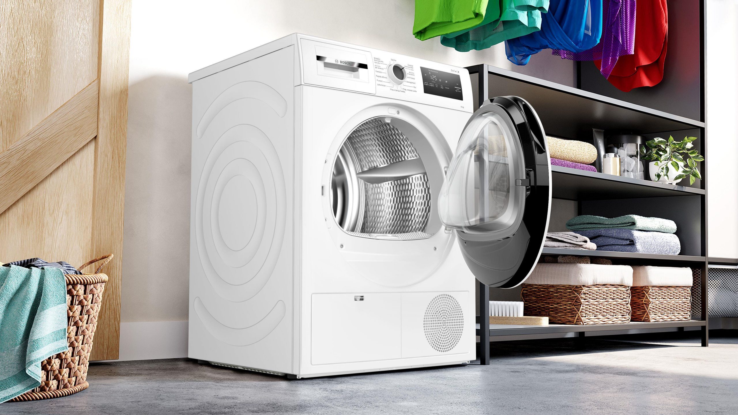 Bosch WTH85208II Asciugatrice Carica Frontale 8KG Pompa di Calore - immagine 4