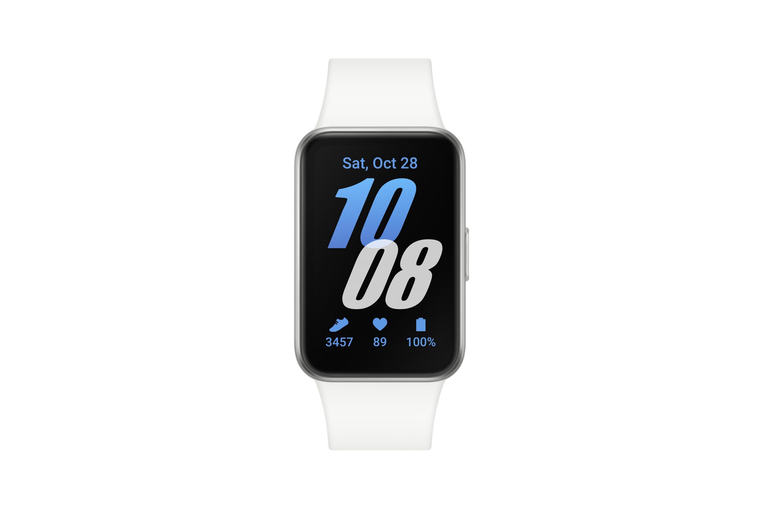Samsung Galaxy Fit3 Silver Smartwatch 1.6 Pollici Frequenza Cardiaca - immagine 2