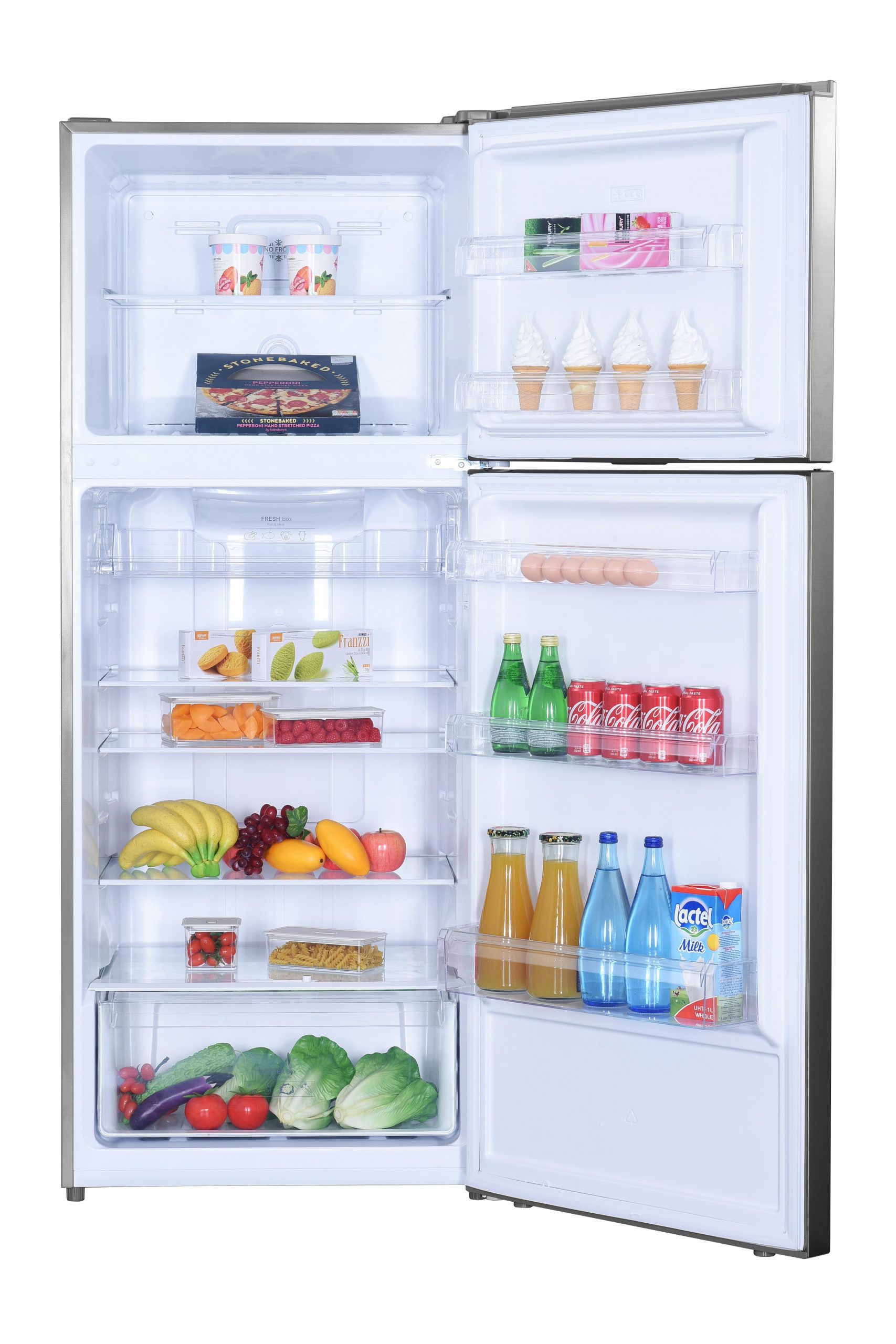 Sekom SHDP541NM2XE0 Inox Frigorifero Doppia Porta 415 LT Larghezza 70CM Nofrost - immagine 3