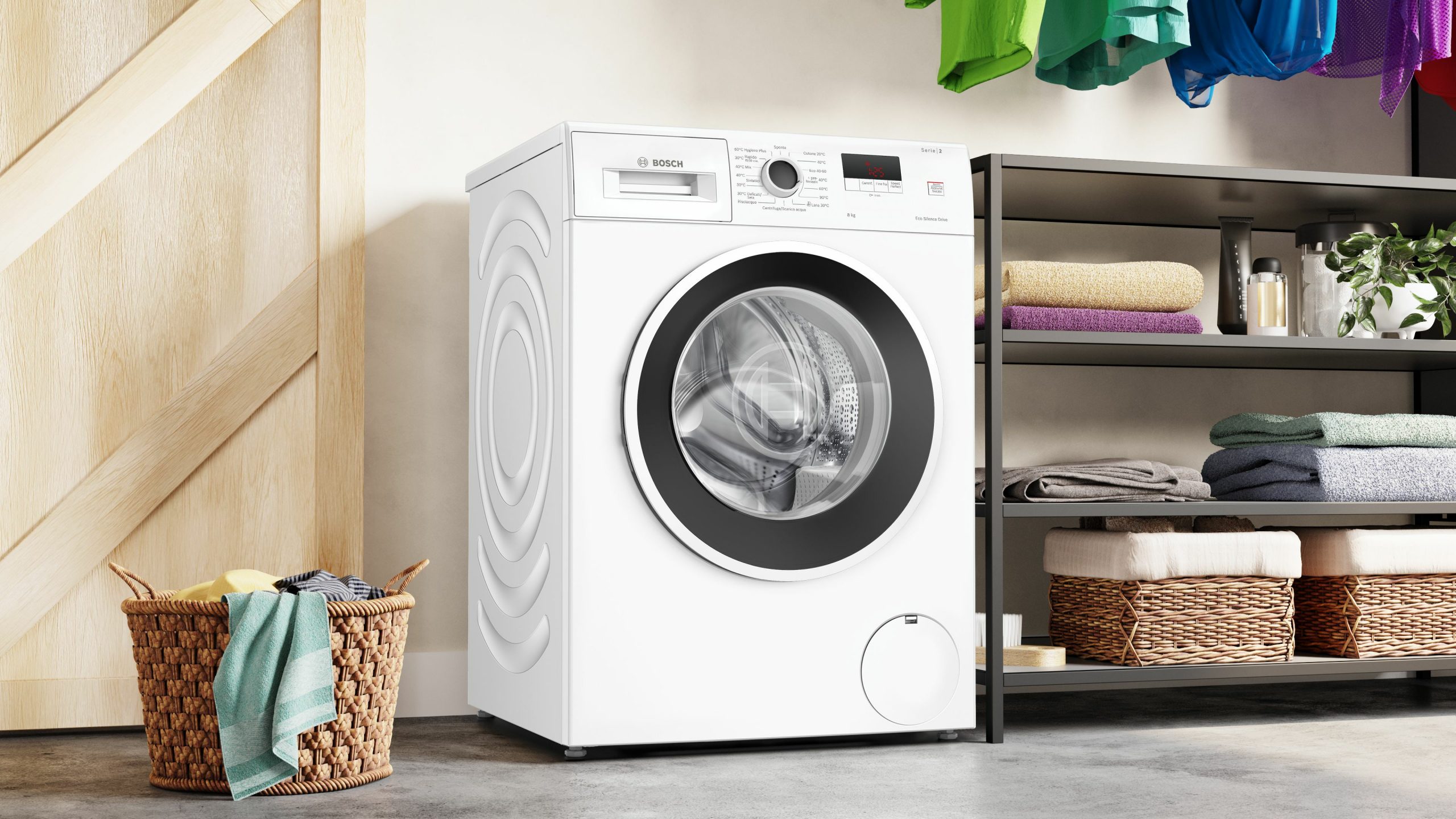Bosch WGE03200IT Lavatrice Carica Frontale 8KG 1200 Giri - immagine 4