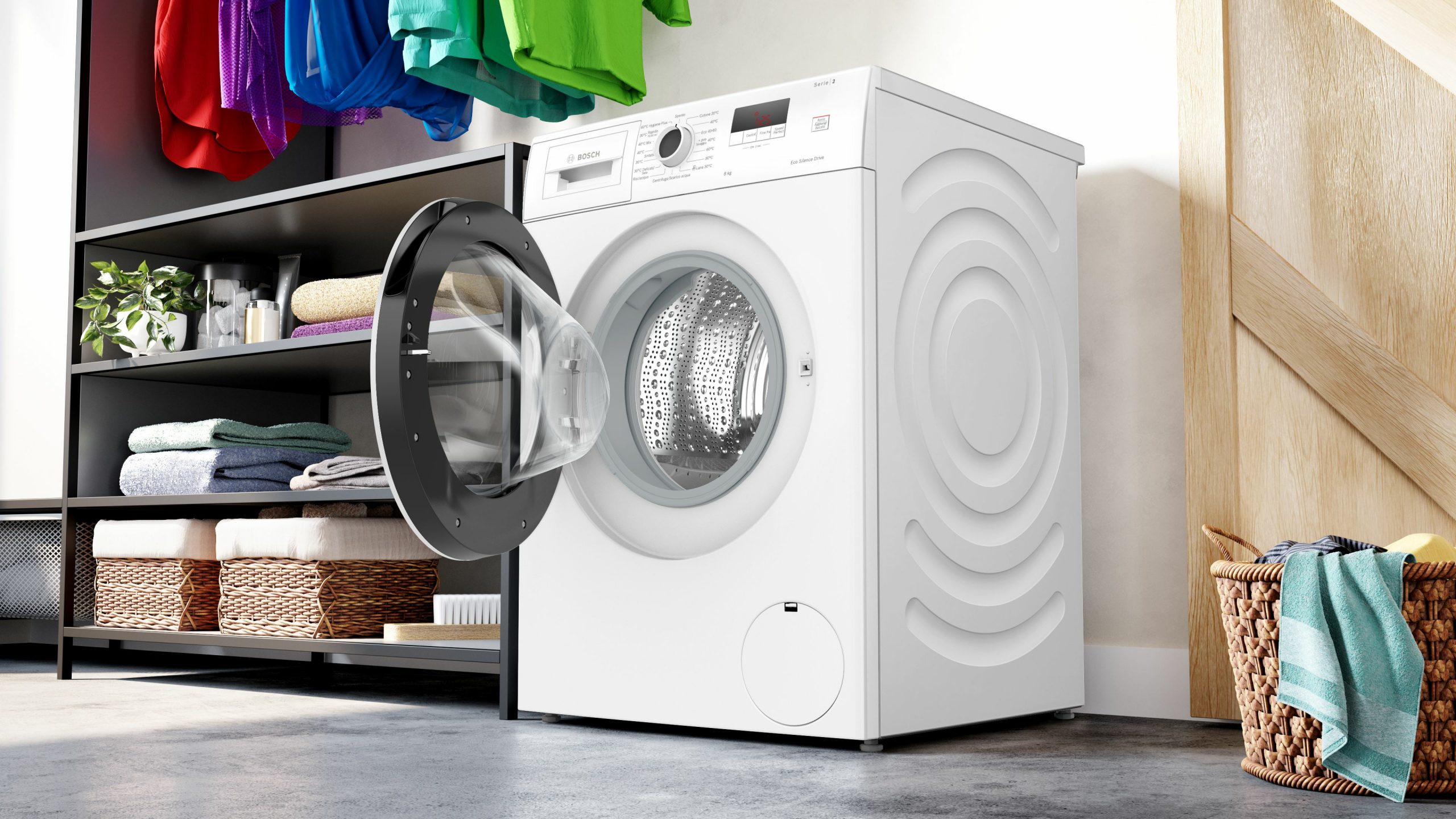 Bosch WGE03200IT Lavatrice Carica Frontale 8KG 1200 Giri - immagine 5