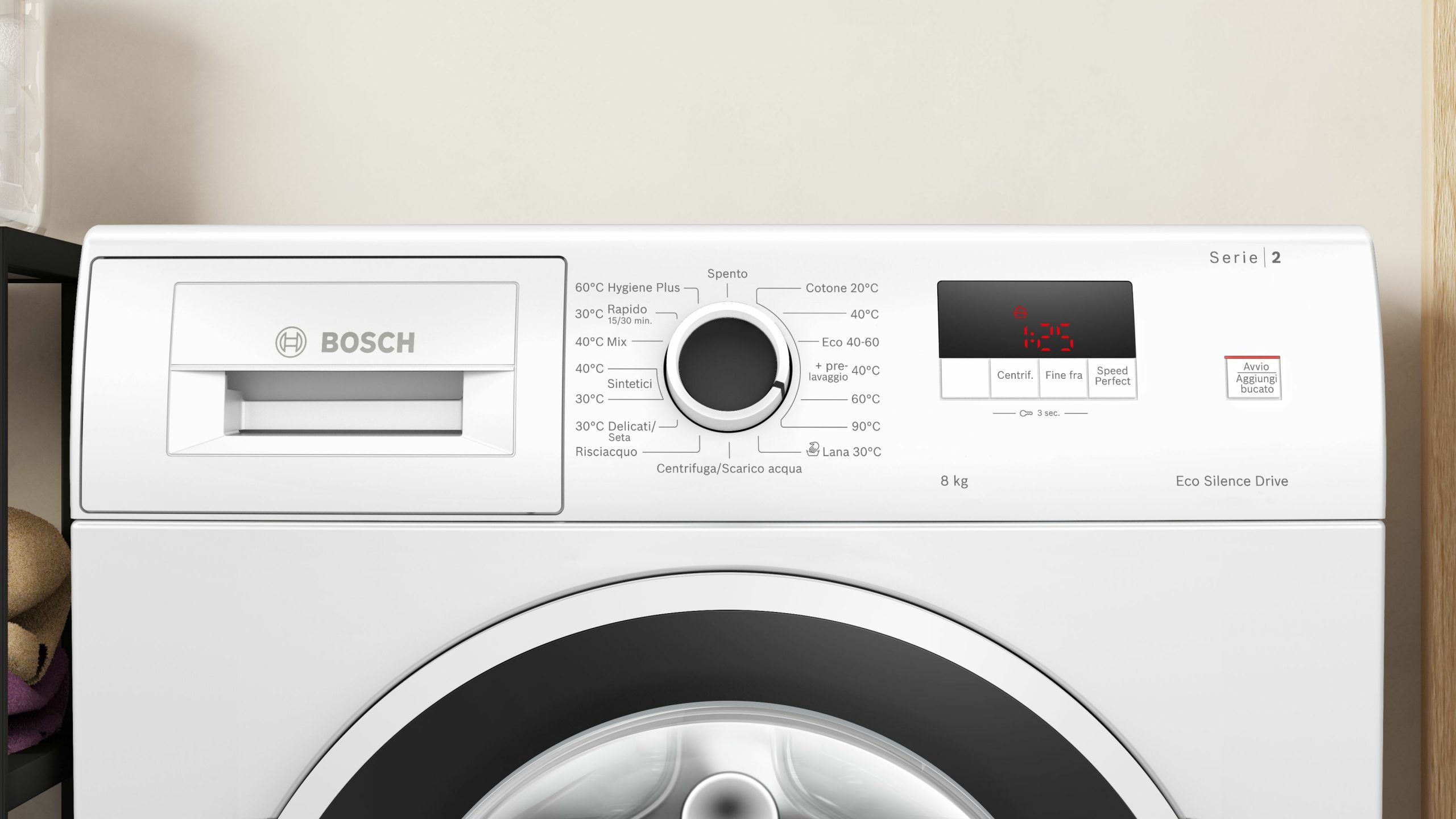 Bosch WGE03200IT Lavatrice Carica Frontale 8KG 1200 Giri - immagine 6