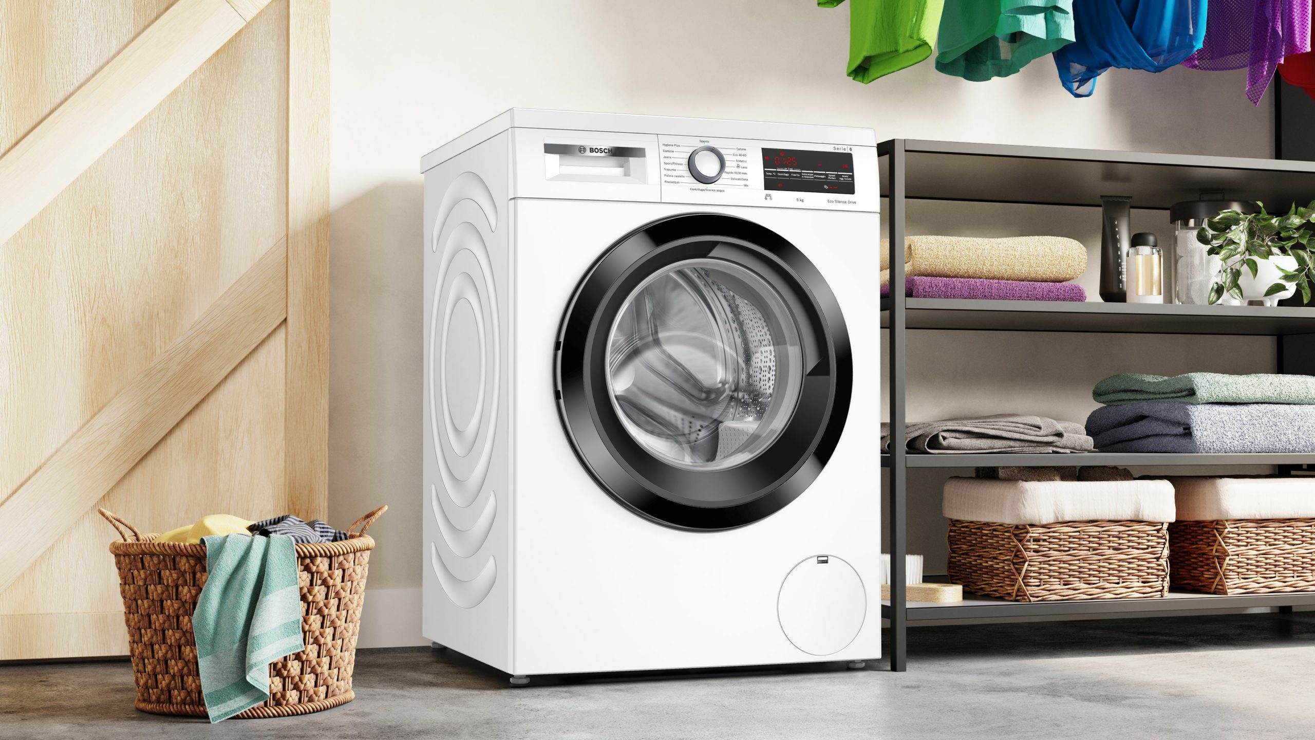 Bosch WUU28T29II Lavatrice Carica Frontale 9KG 1400 Giri Wi-Fi Doppio Attacco - immagine 3
