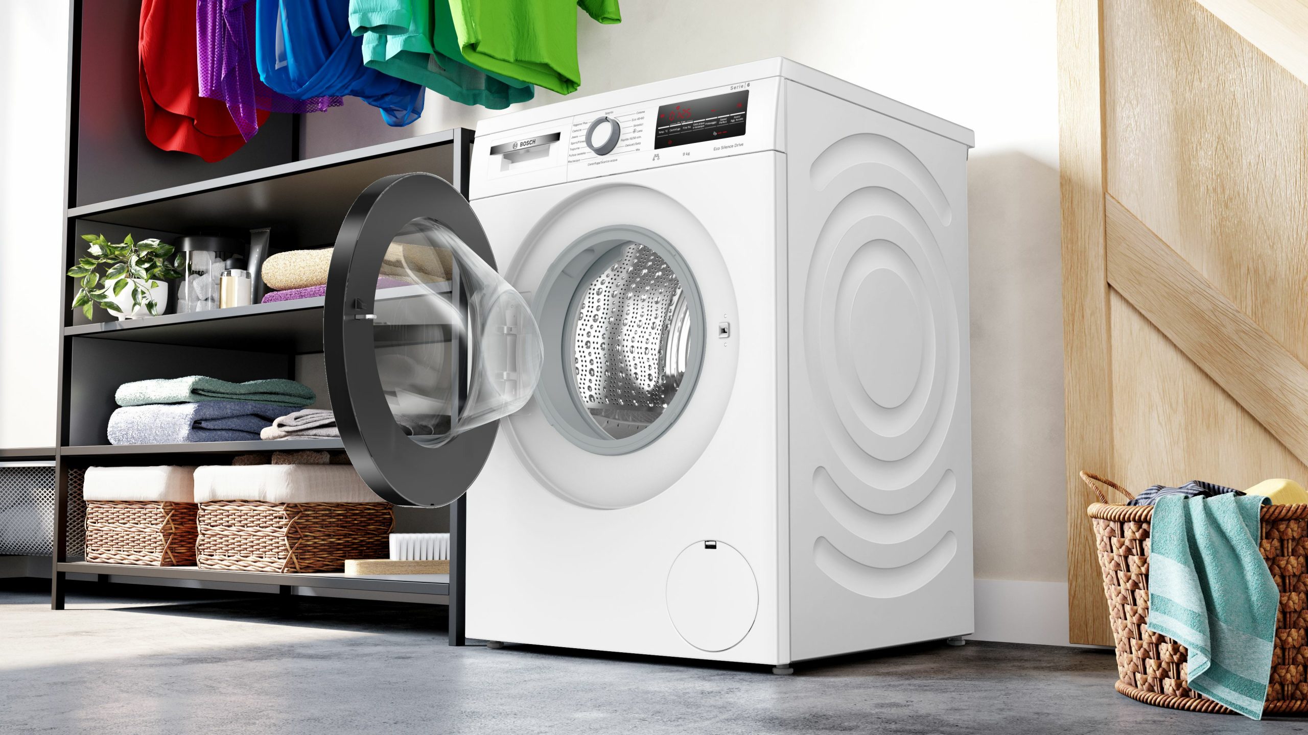 Bosch WUU28T29II Lavatrice Carica Frontale 9KG 1400 Giri Wi-Fi Doppio Attacco - immagine 4