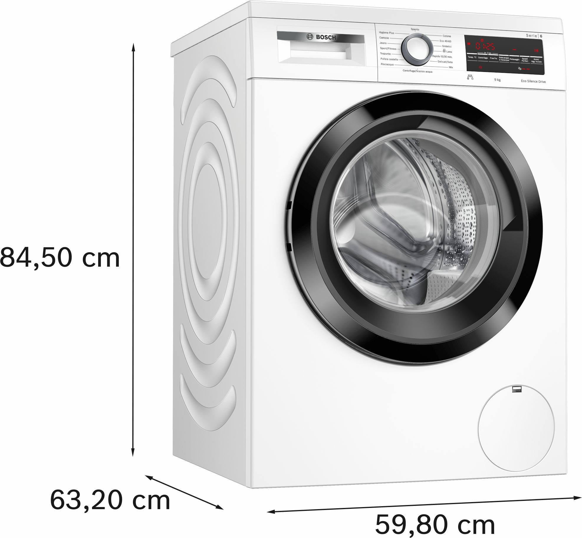 Bosch WUU28T29II Lavatrice Carica Frontale 9KG 1400 Giri Wi-Fi Doppio Attacco - immagine 5