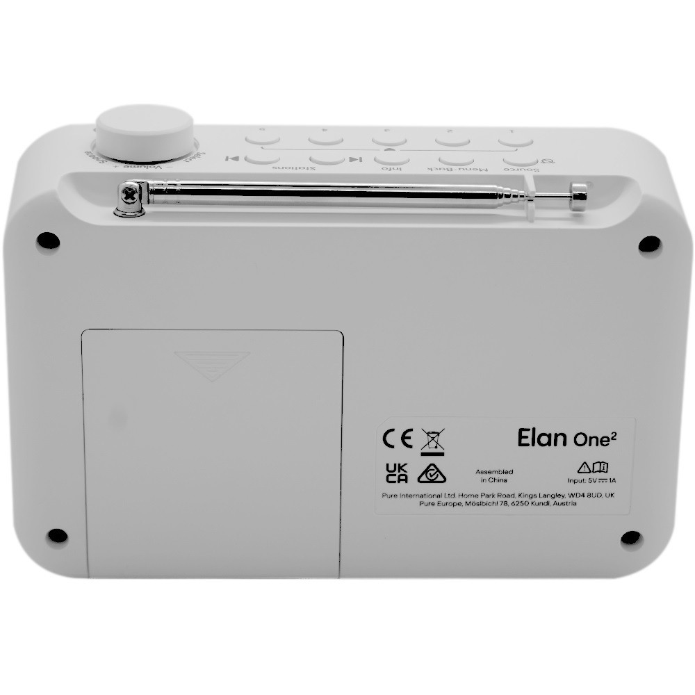 Pure Elan One 2 Bianca Portatile Dab Plus con Bluetooth - immagine 2