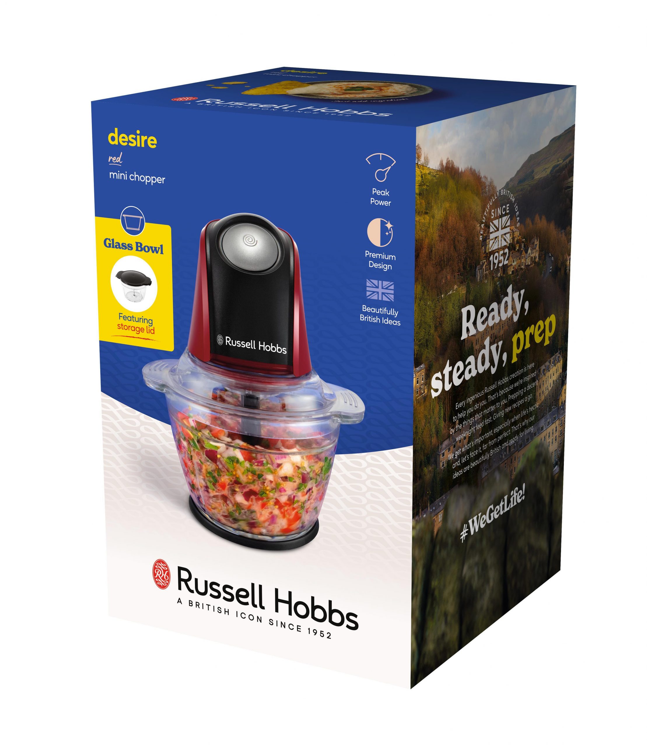 Russell Hobbs 27130-56 Desire Red Tritatutto 350W - immagine 3