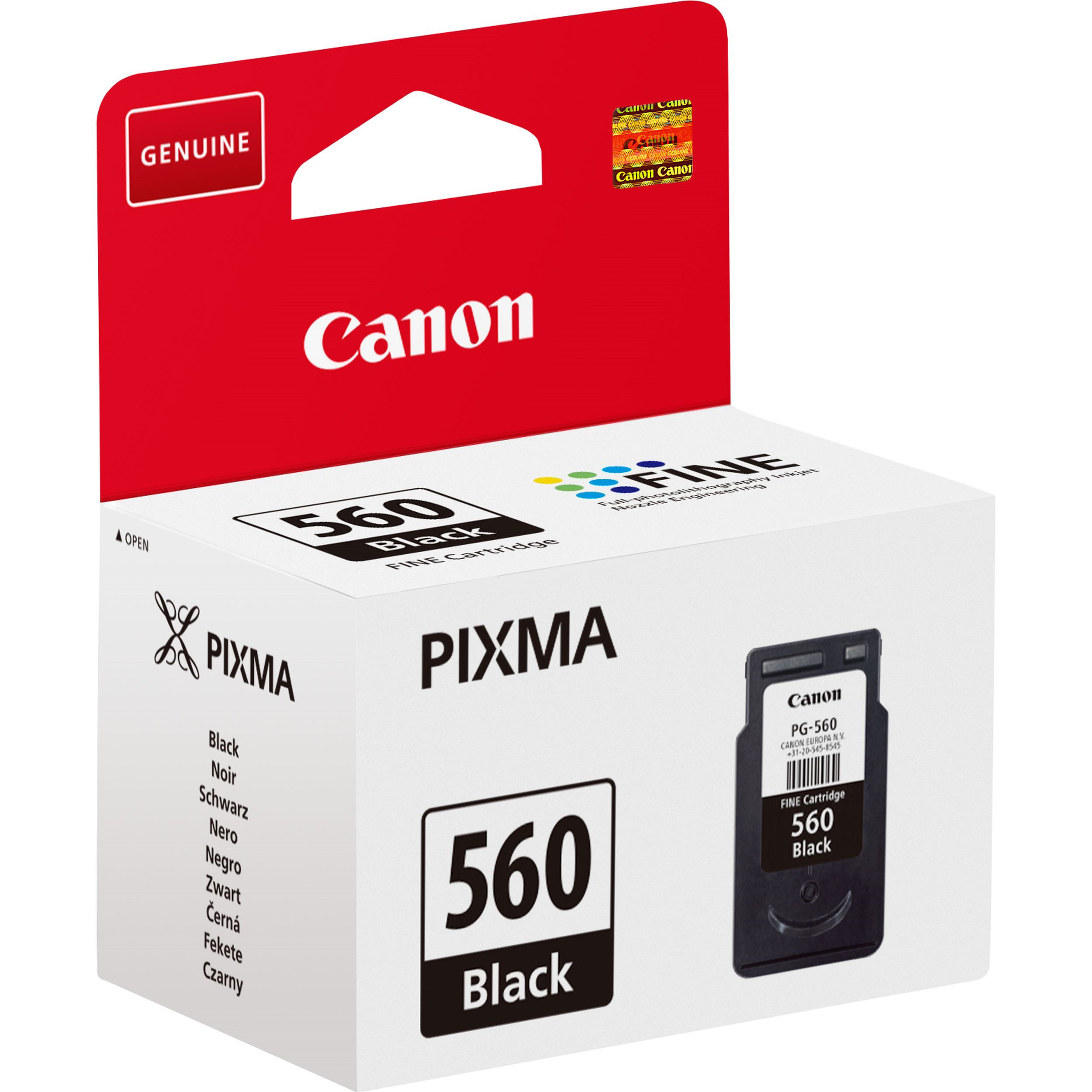 Canon PG-560 Nera Cartuccia Ink-Jet Originale - immagine 2