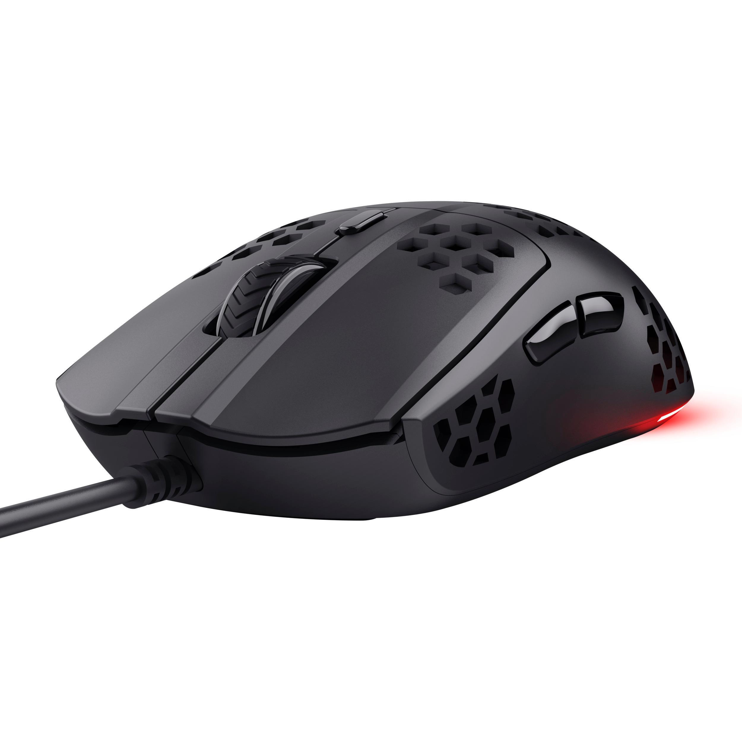 Trust GXT928 Helox Black Mouse Gaming Wired con Illuminazione RGB - immagine 2