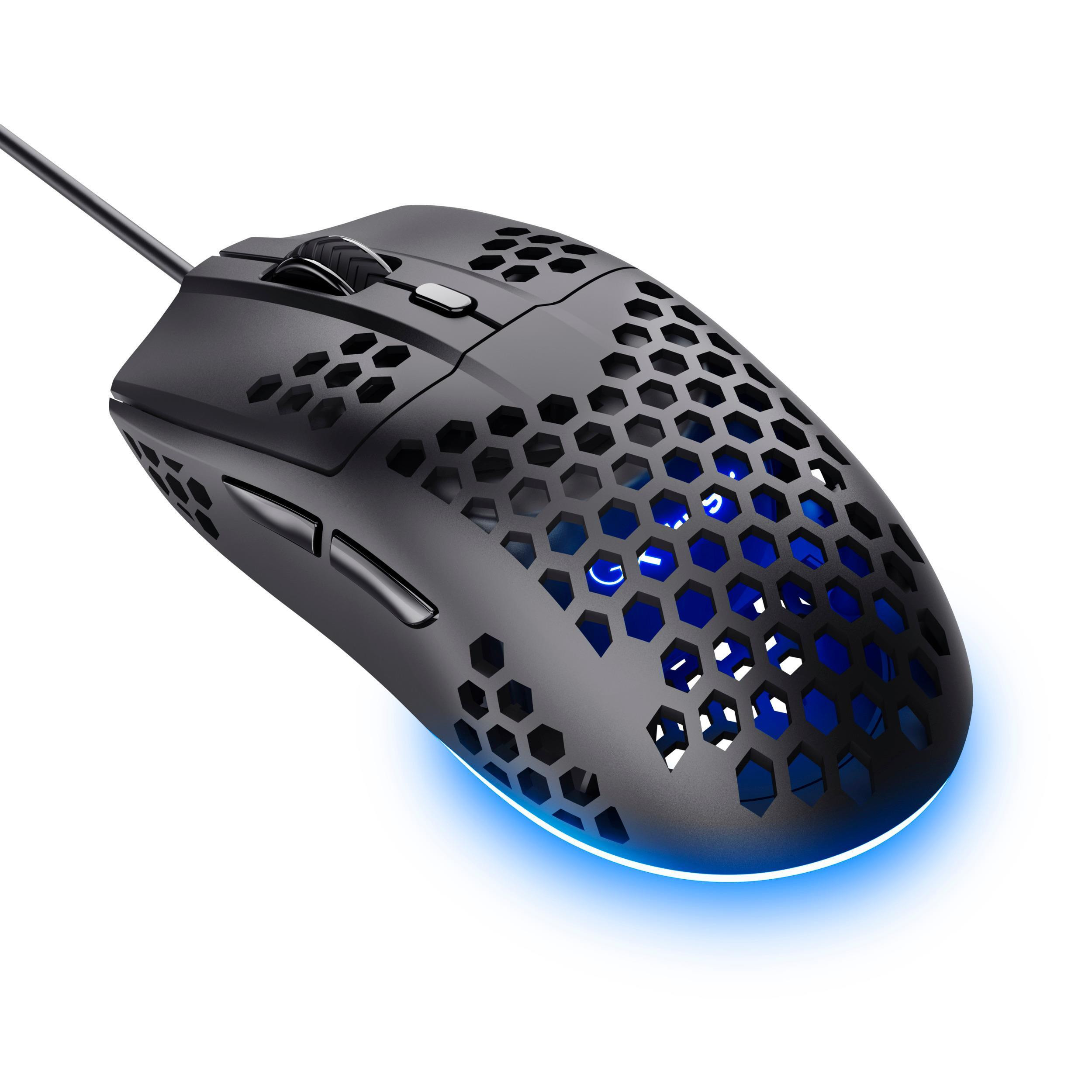 Trust GXT928 Helox Black Mouse Gaming Wired con Illuminazione RGB - immagine 3