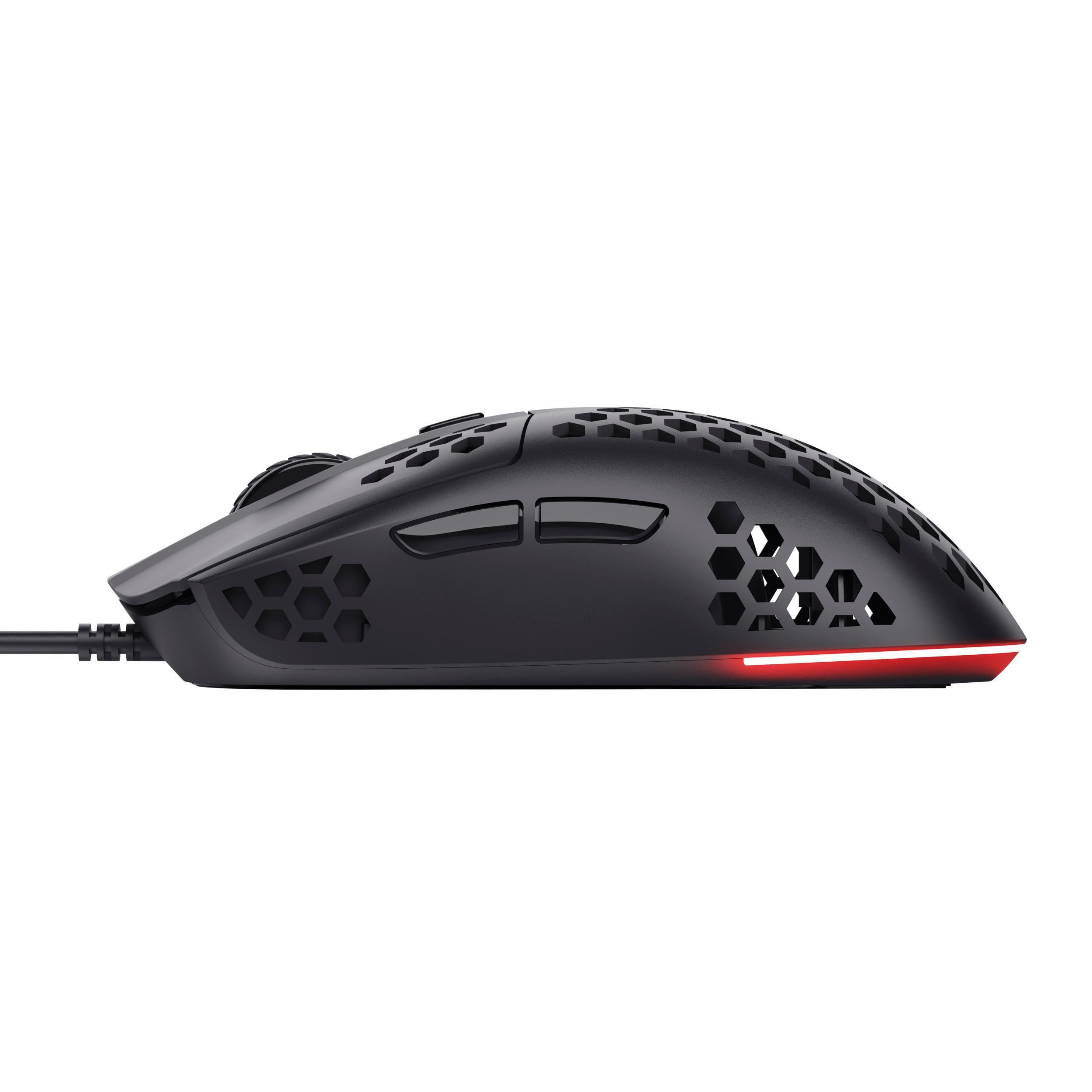 Trust GXT928 Helox Black Mouse Gaming Wired con Illuminazione RGB - immagine 4