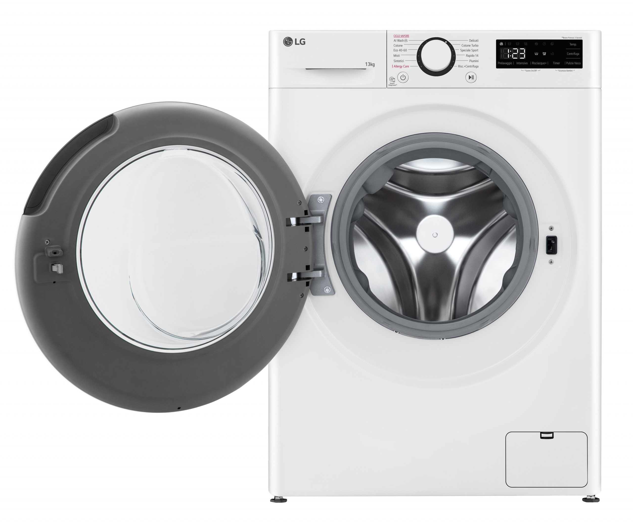 LG F4R3013NSWB Lavatrice Carica Frontale 13KG 1400 Giri - immagine 2