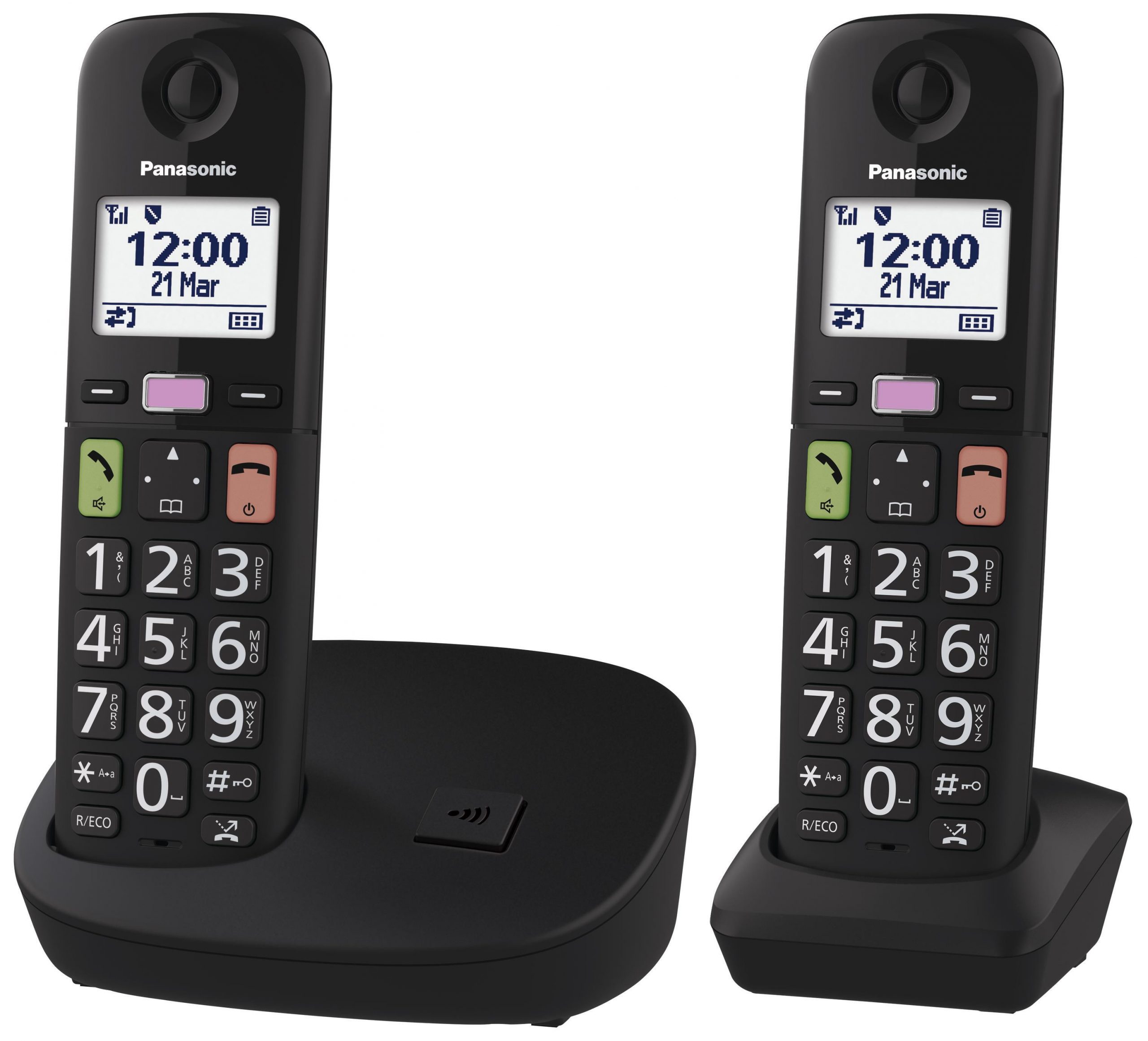 Panasonic KXTGU112EXB Telefono Cordless Duo Senza Segreteria - immagine 2