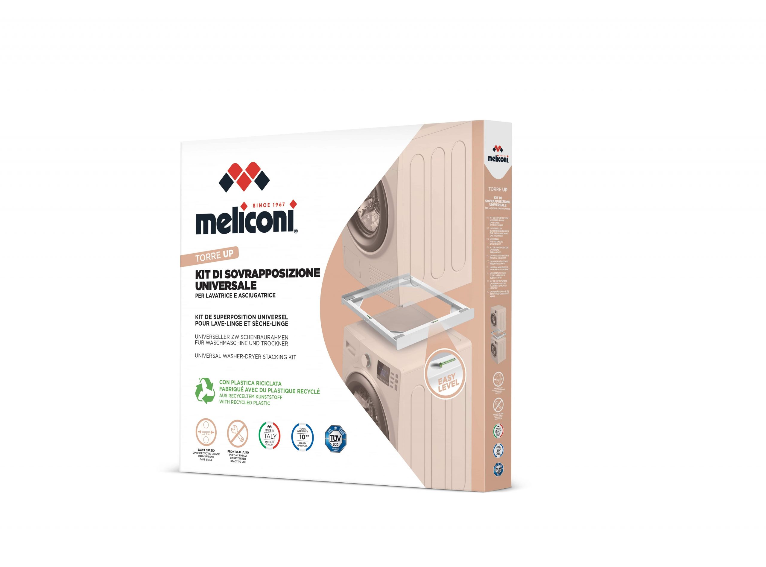 Meliconi Torre Up Kit Congiunzione Lavatrice-Asciugatrice - immagine 6