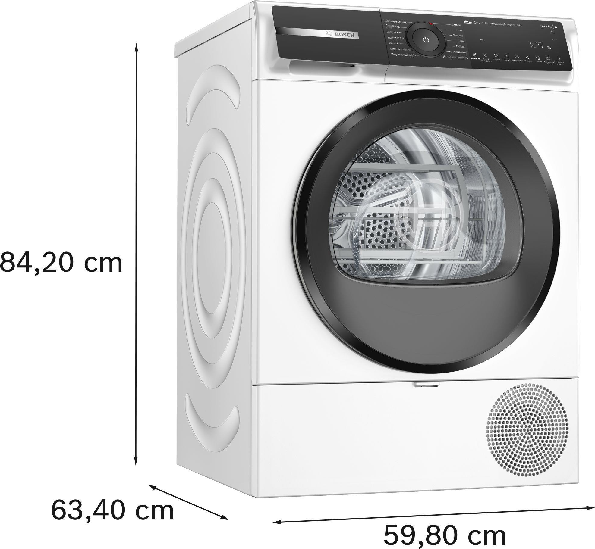 Bosch WQH245A0IT Asciugatrice Carica Frontale 9KG Pompa di Calore Wi-Fi - immagine 5