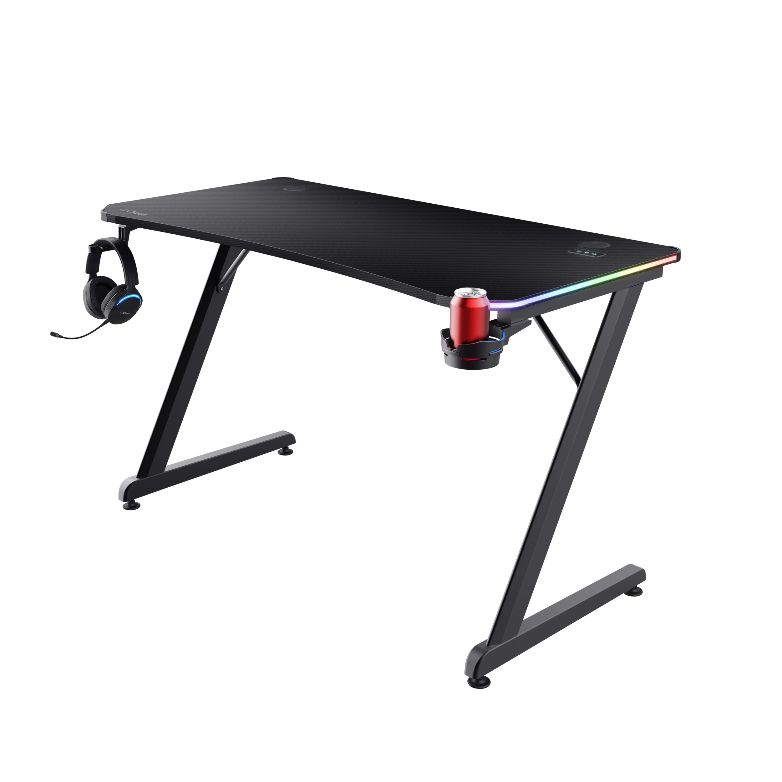 Trust GXT709 Luminus Scrivania da Gaming con Illuminazione RGB - immagine 3