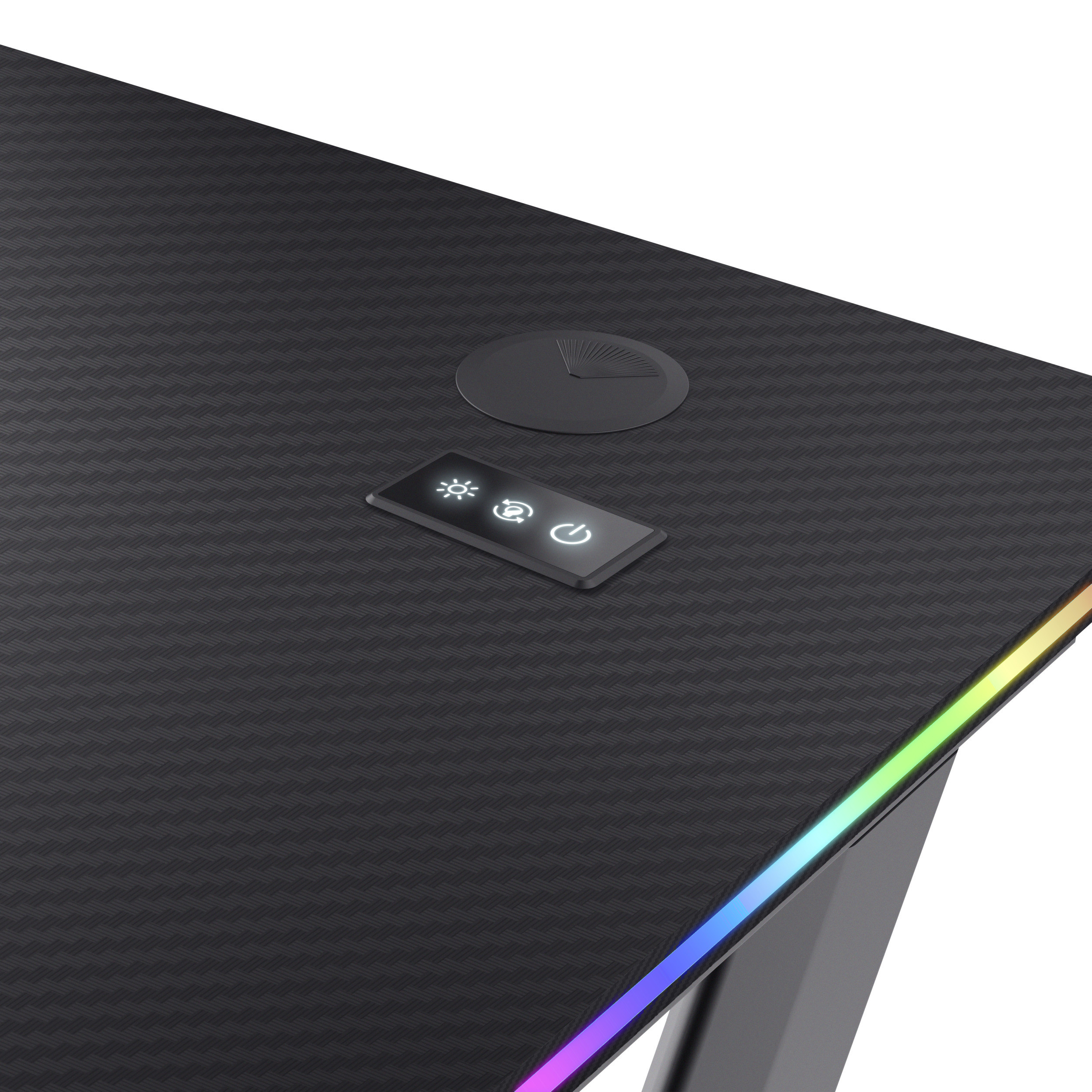 Trust GXT709 Luminus Scrivania da Gaming con Illuminazione RGB - immagine 4