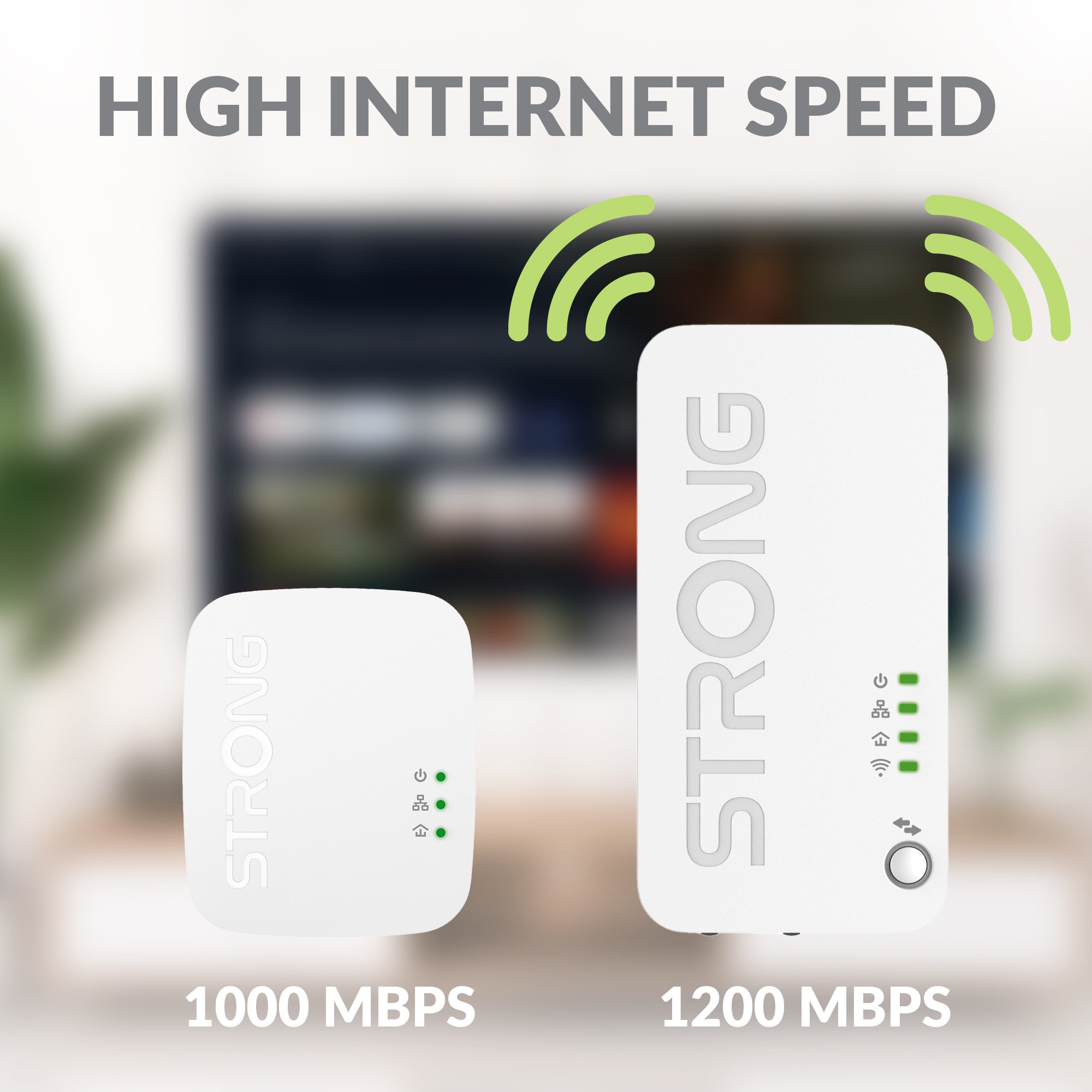 Strong Powerline 1000 Duo Wi-Fi Mini Powerline Extender - immagine 4