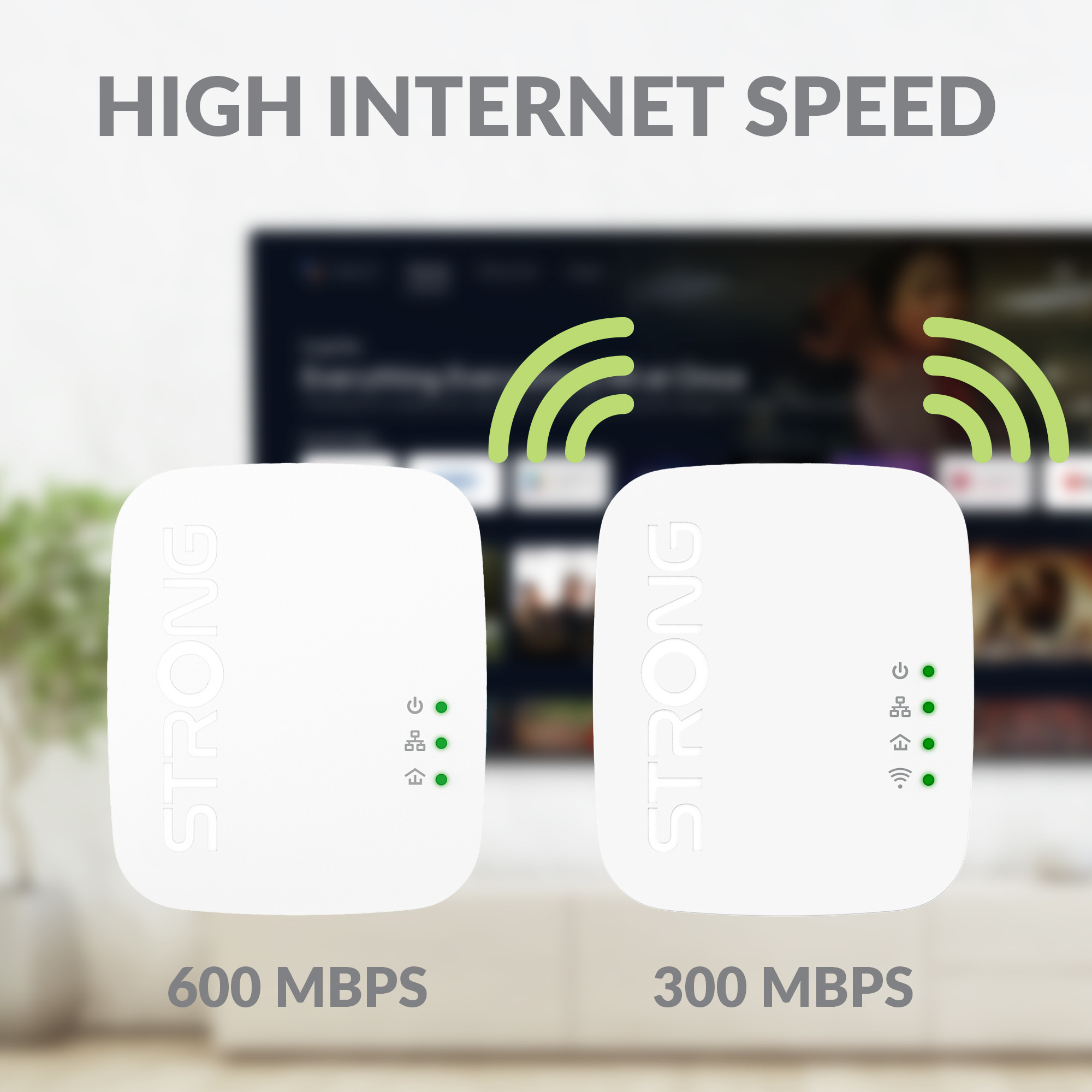 Strong Powerline 600 Duo Wi-Fi Mini Powerline Extender - immagine 3