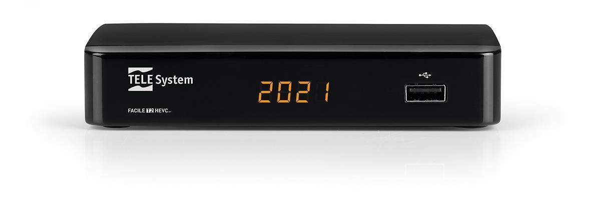 Telesystem Facile DVB-T2 HEVC Ricevitore Digitale Terrestre HD - immagine 2