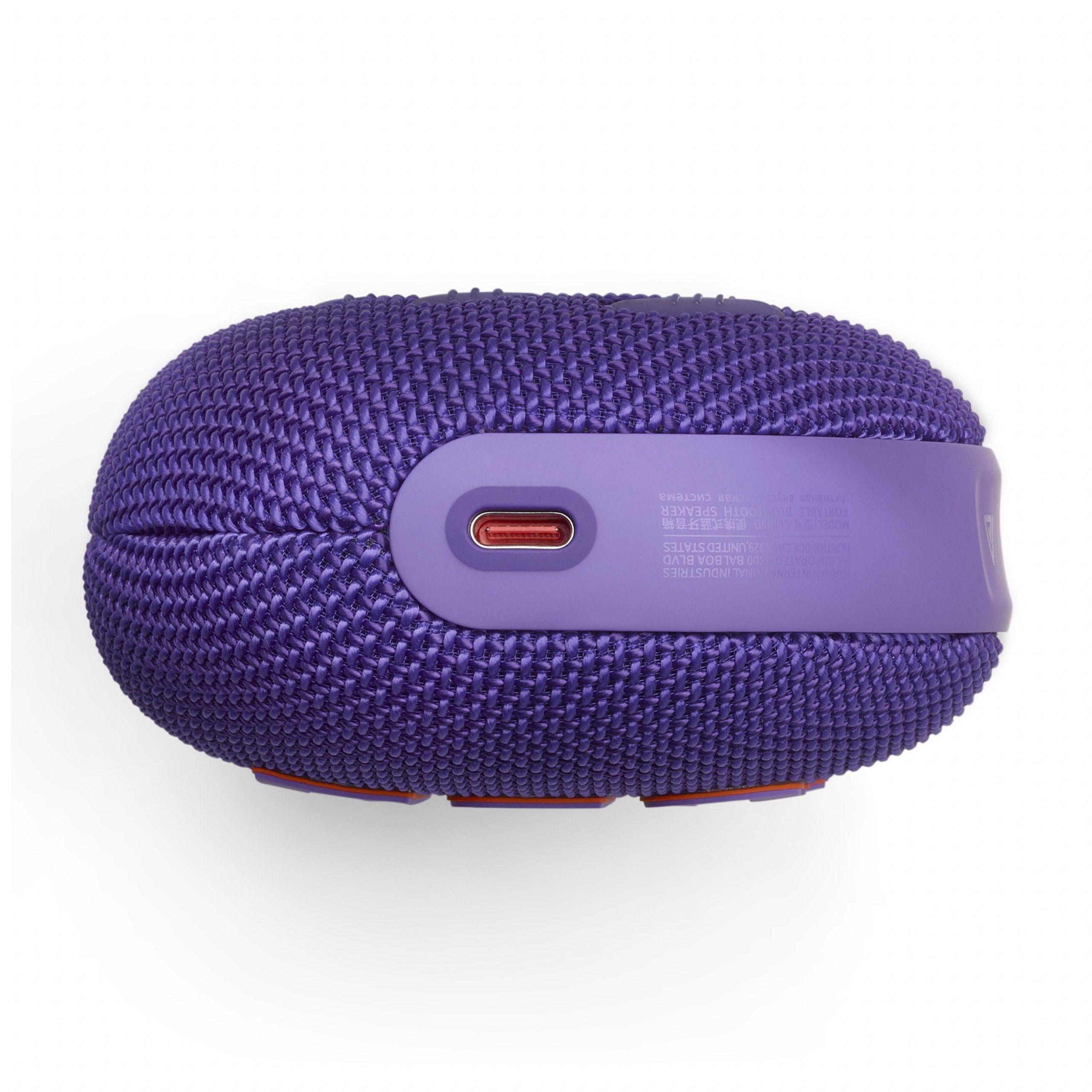 JBL Clip 5 Viola Mini Speaker Ricaricabile Waterproof e Antipolvere - immagine 5