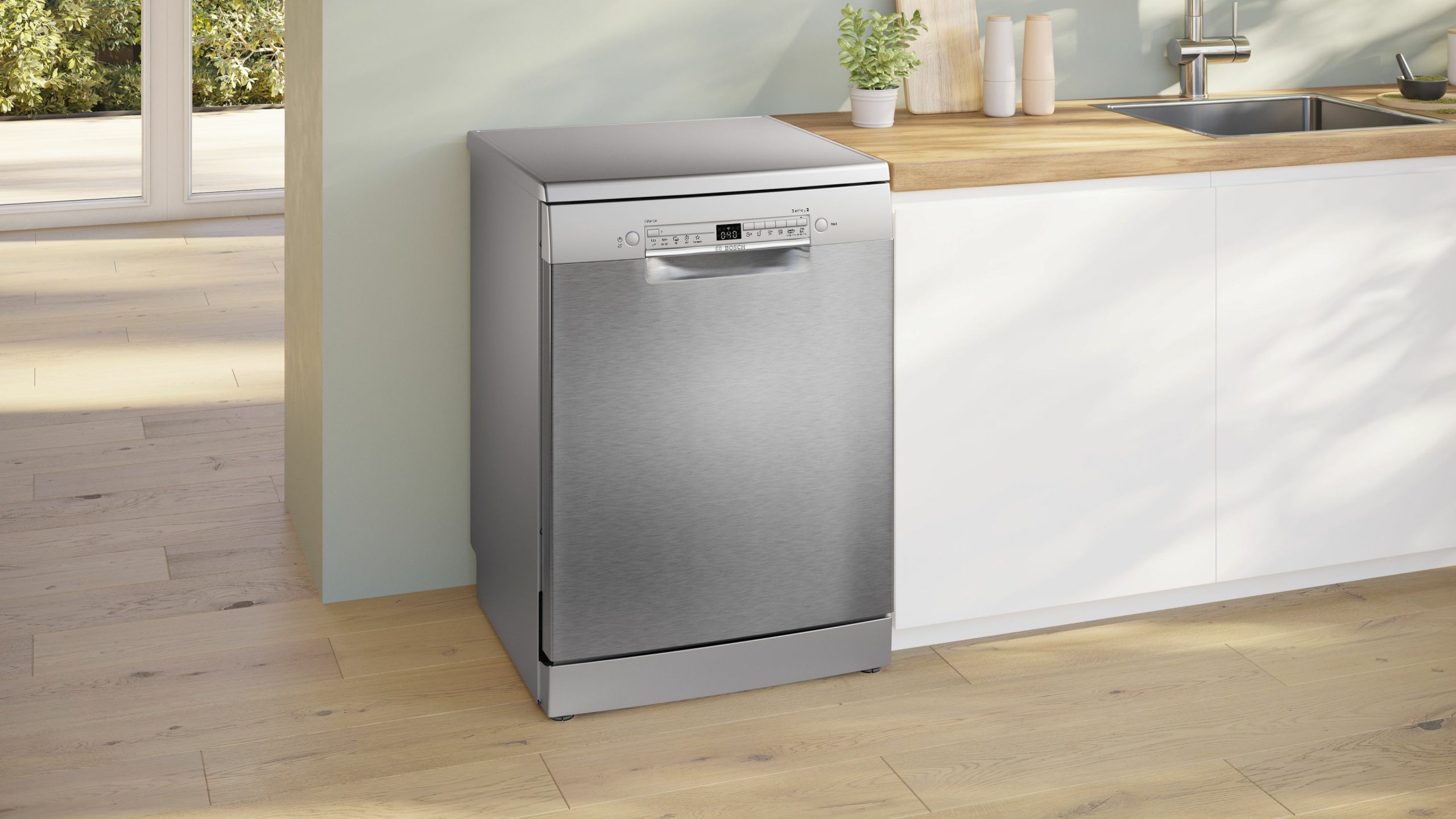 Bosch SMS2HTI02E Inox Lavastoviglie Libera Installazione 13 Coperti Wi-Fi - immagine 3