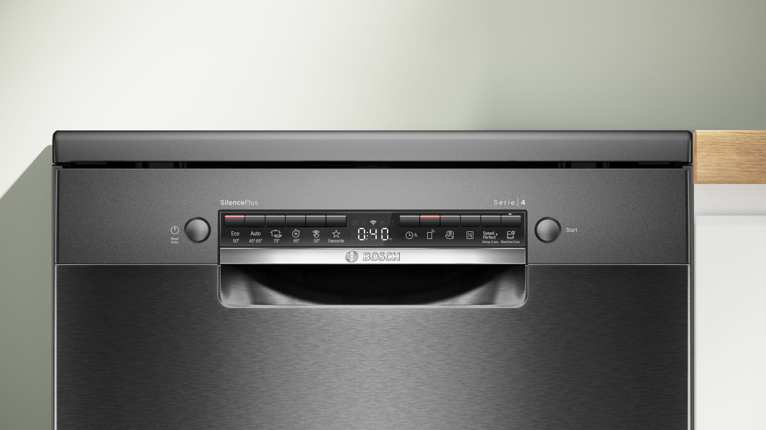 Bosch SMS4EMC06E Black Inox Lavastoviglie Libera Installazione 14 Coperti Wi-Fi - immagine 2