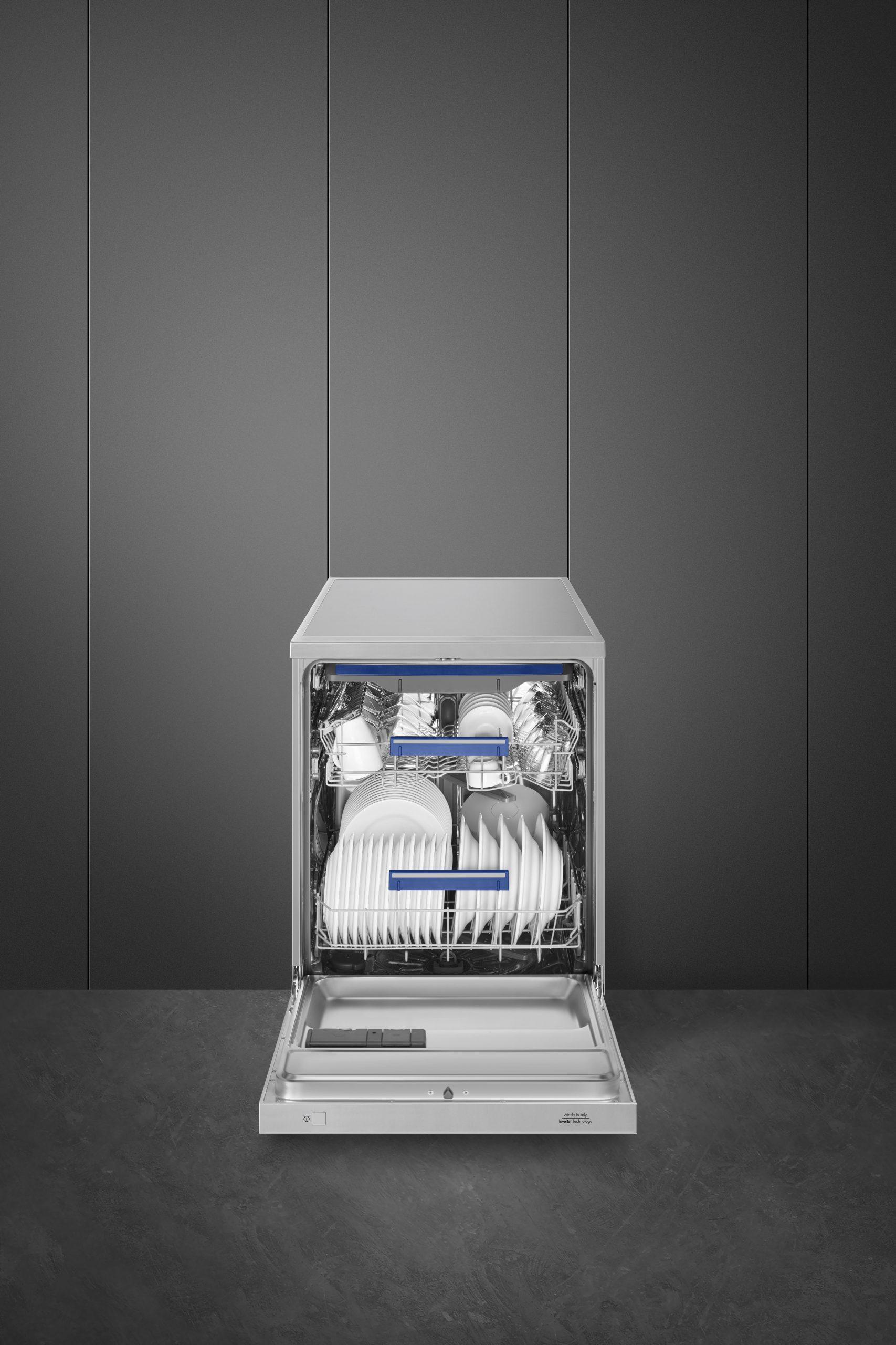 Smeg LVSEX36DQ Inox Lavastoviglie Libera Installazione 14 Coperti 3 Cesti - immagine 4