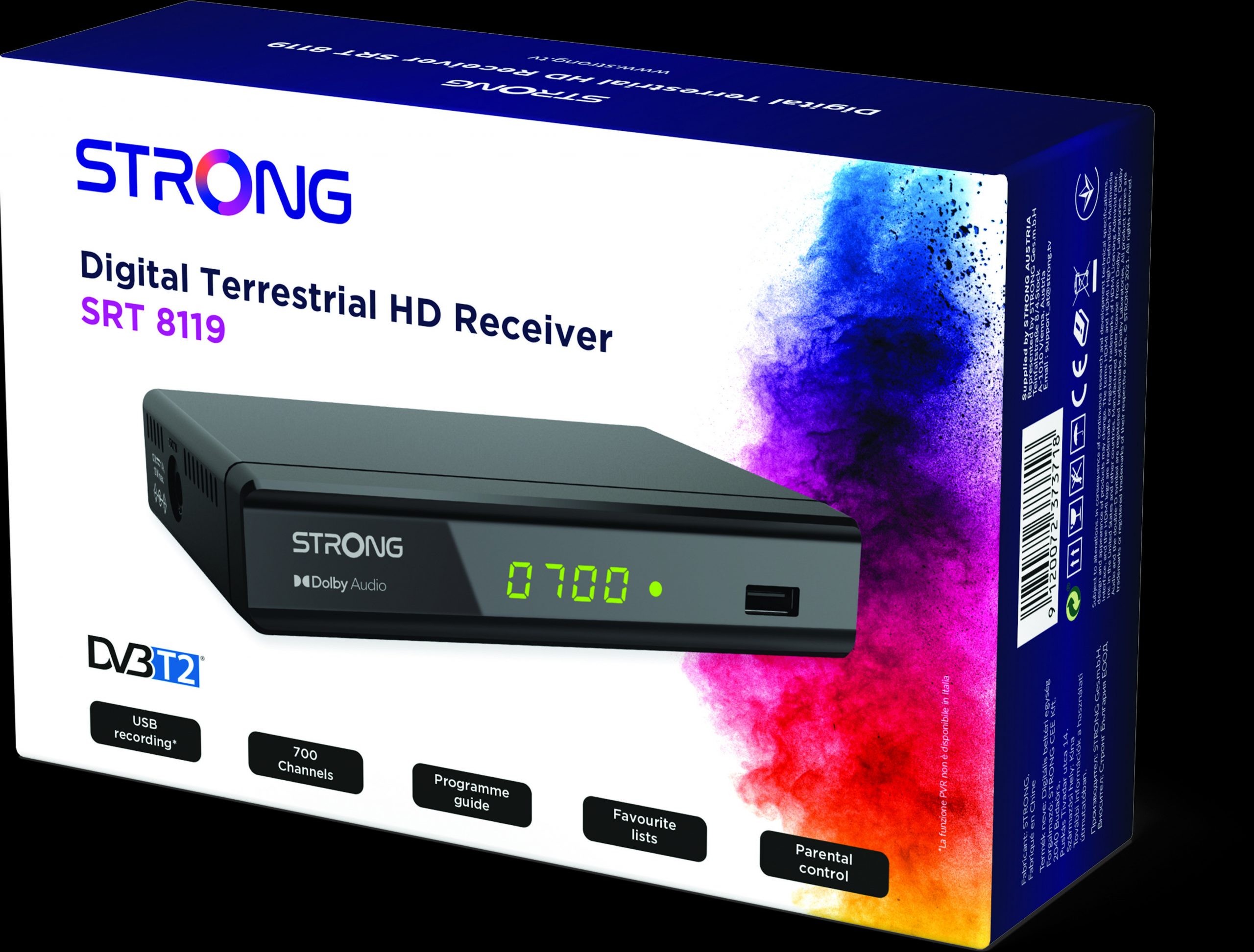 Strong SRT8119 Ricevitore Digitale Terrestre DVB-T2 - immagine 2