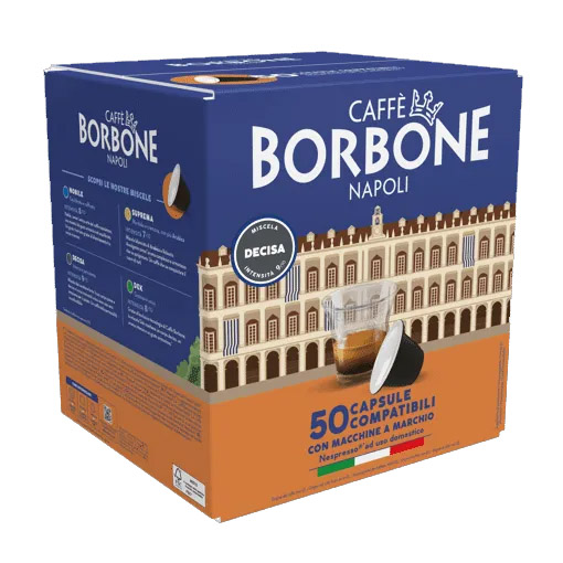 Caffe Borbone Confezione 50 Capsule Miscela Decisa Compatibili Nespresso - immagine 2