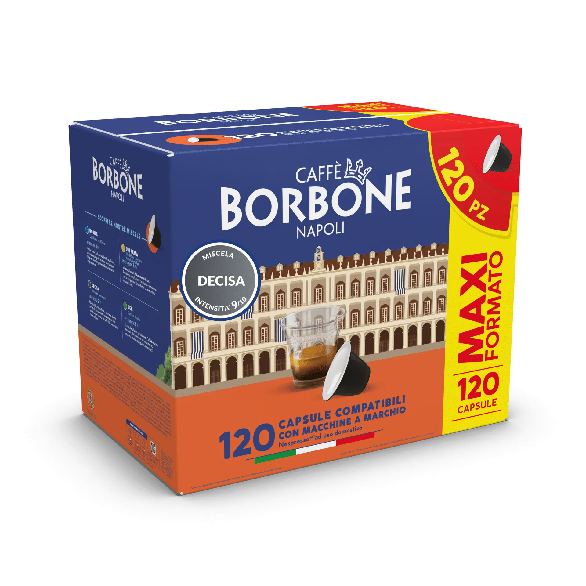 Caffe Borbone Confezione 120 Capsule Miscela Decisa Compatibili Nespresso - immagine 2