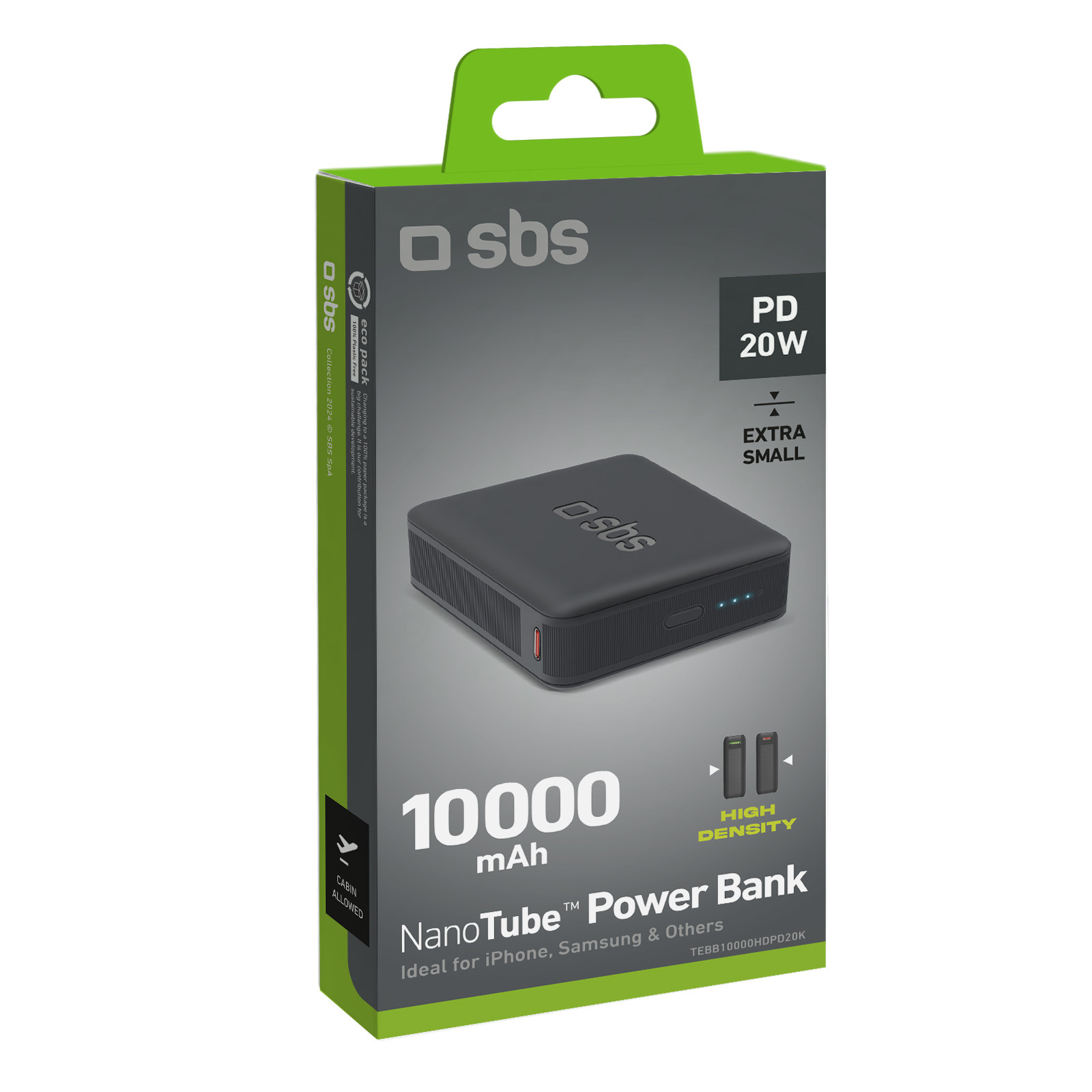 SBS TEBB10000HDPD20K Mini Powerbank 10000mAh - immagine 2