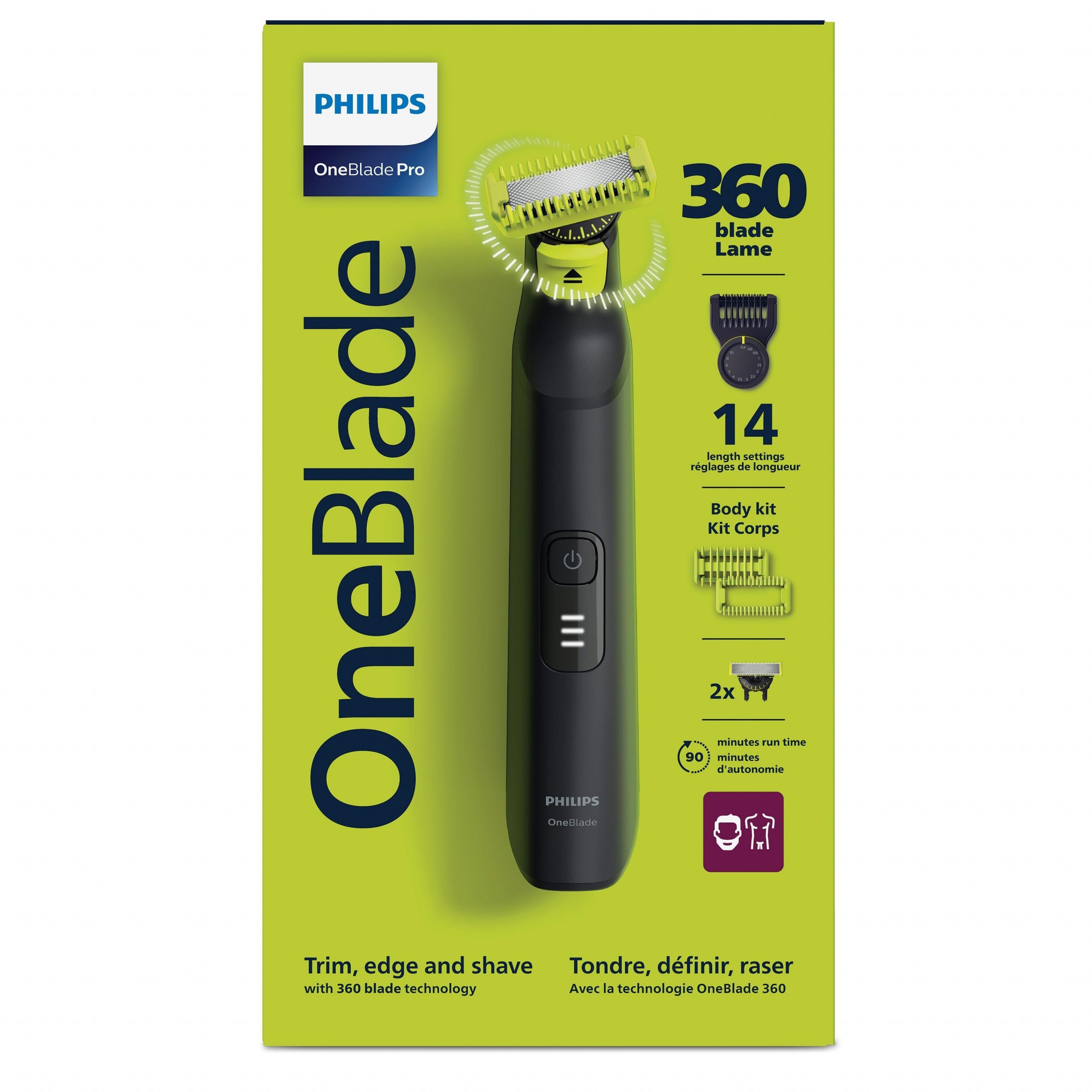 Philips OneBlade Pro 360 Regolabarba e Corpo Wet Dry - immagine 2